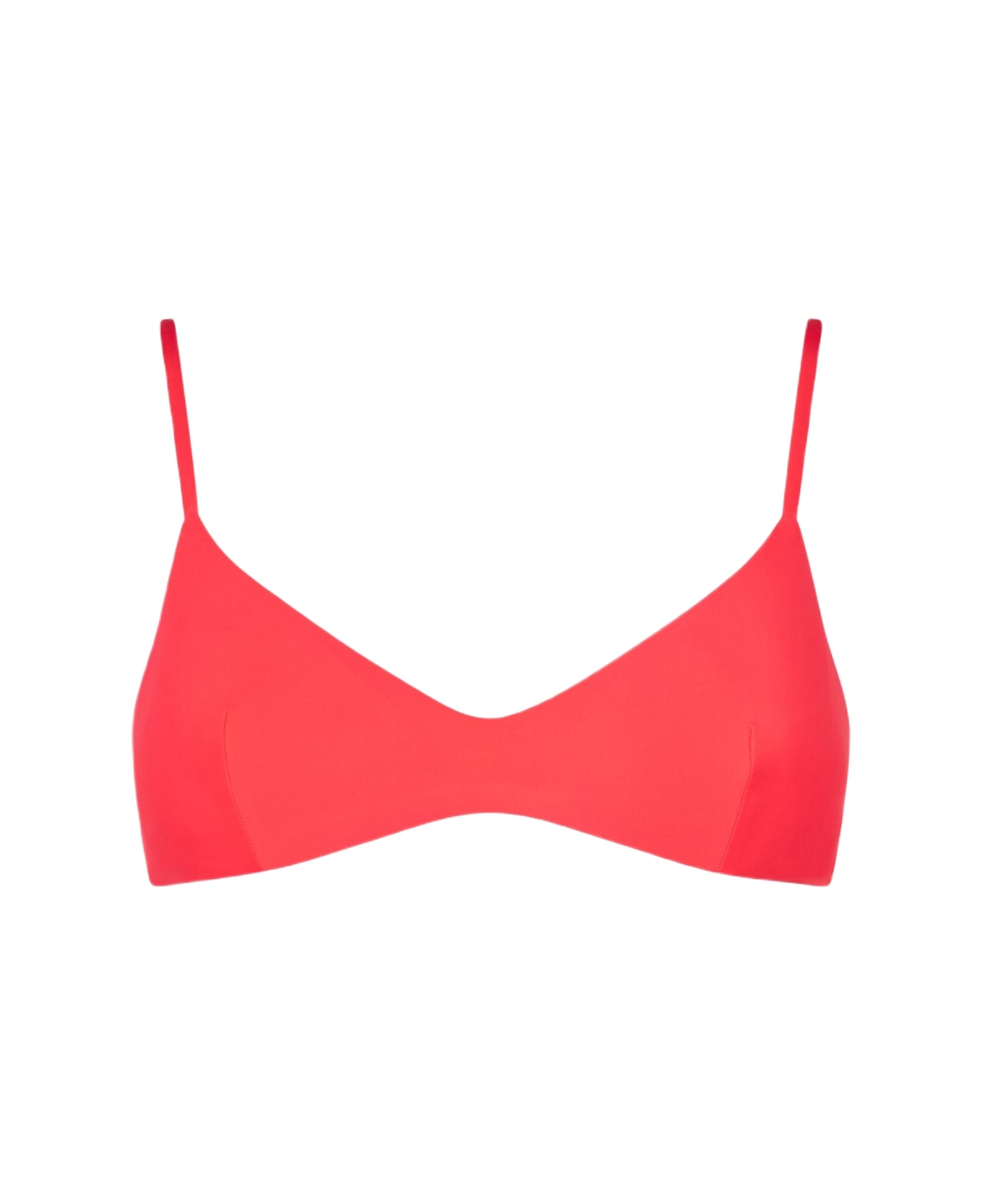 MC2 Saint Barth Woman Fluo Red Bralette Top - FLUO