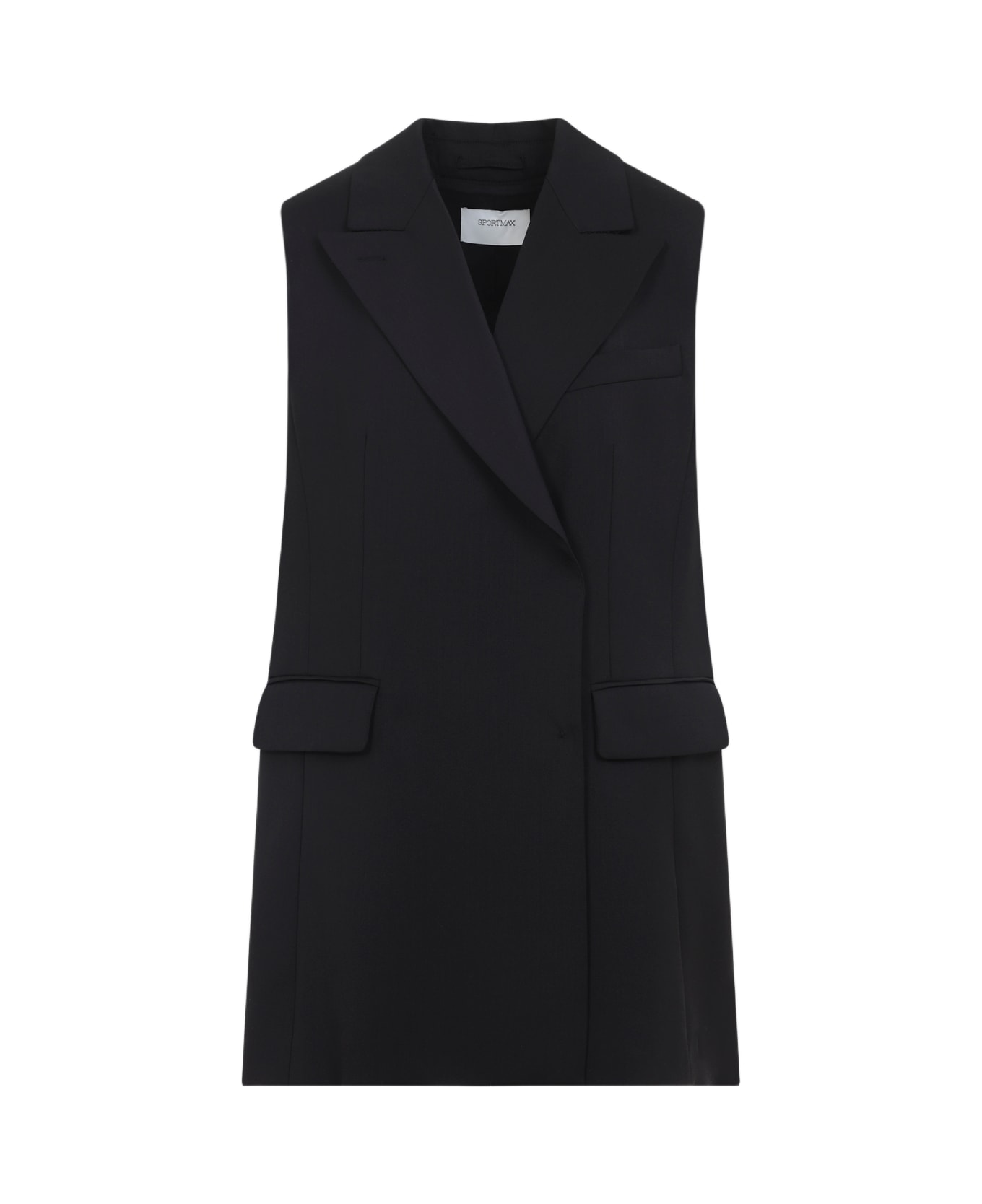 SportMax Albero Gilet - Nero