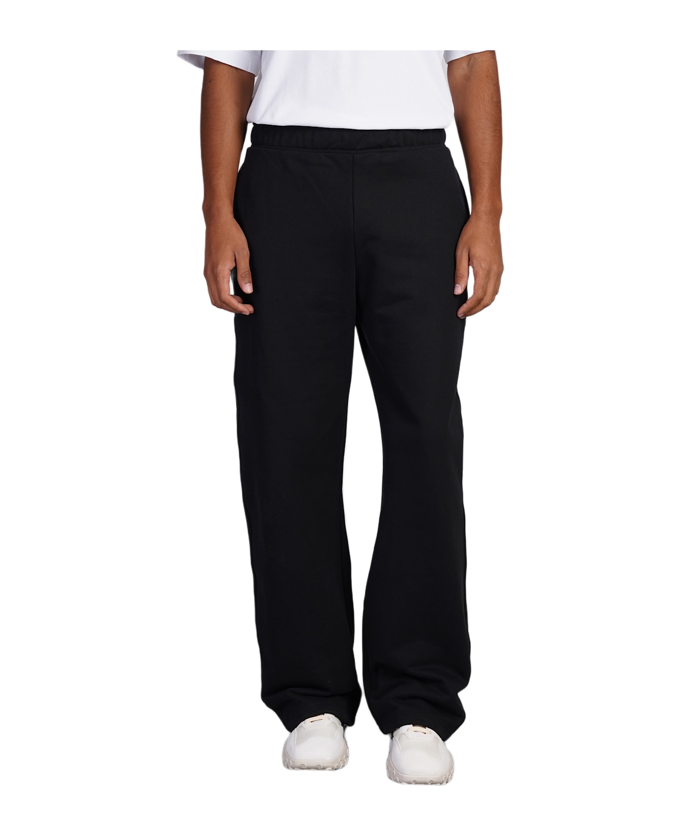 Marine Serre Pants In Black Cotton - BLACK