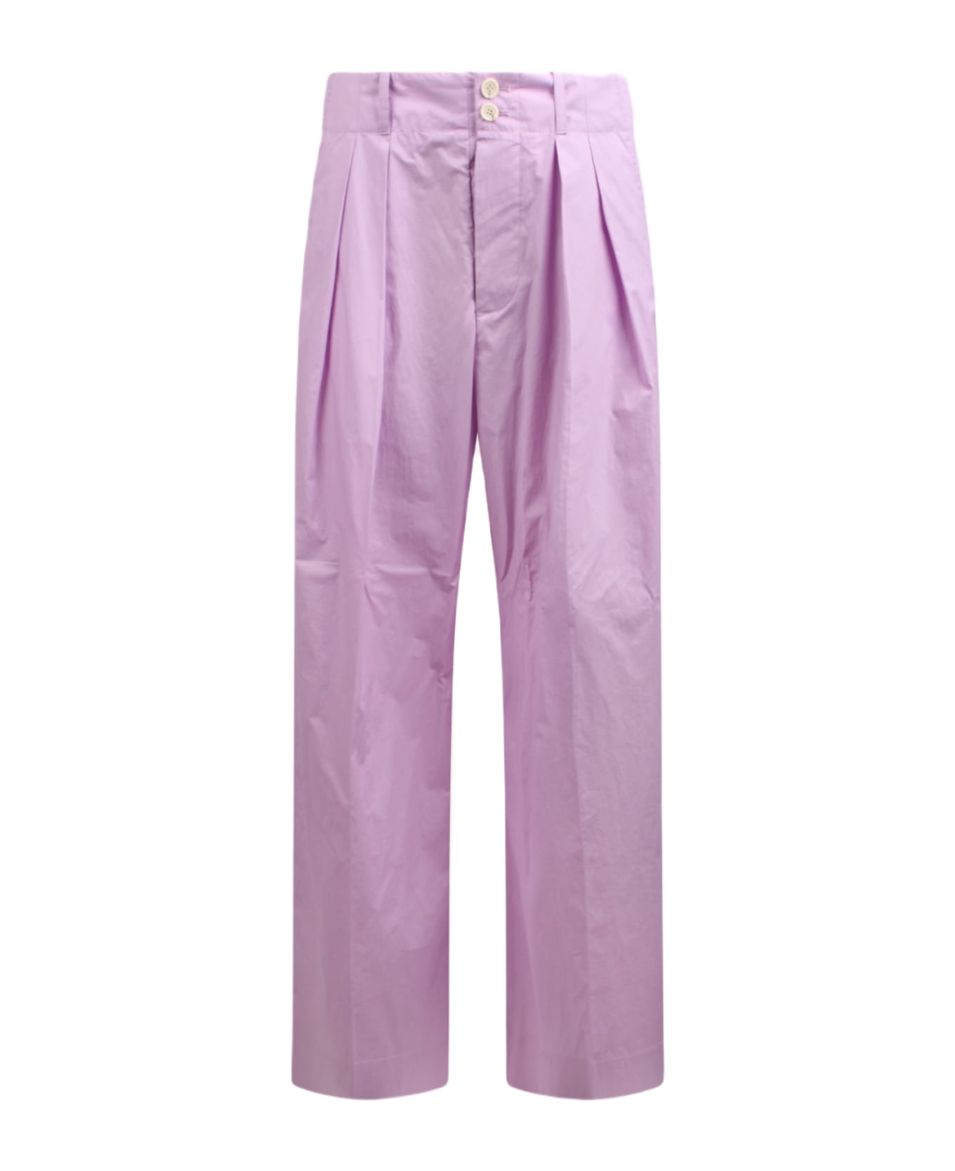 Plan C Lilac Wide-leg Trousers
