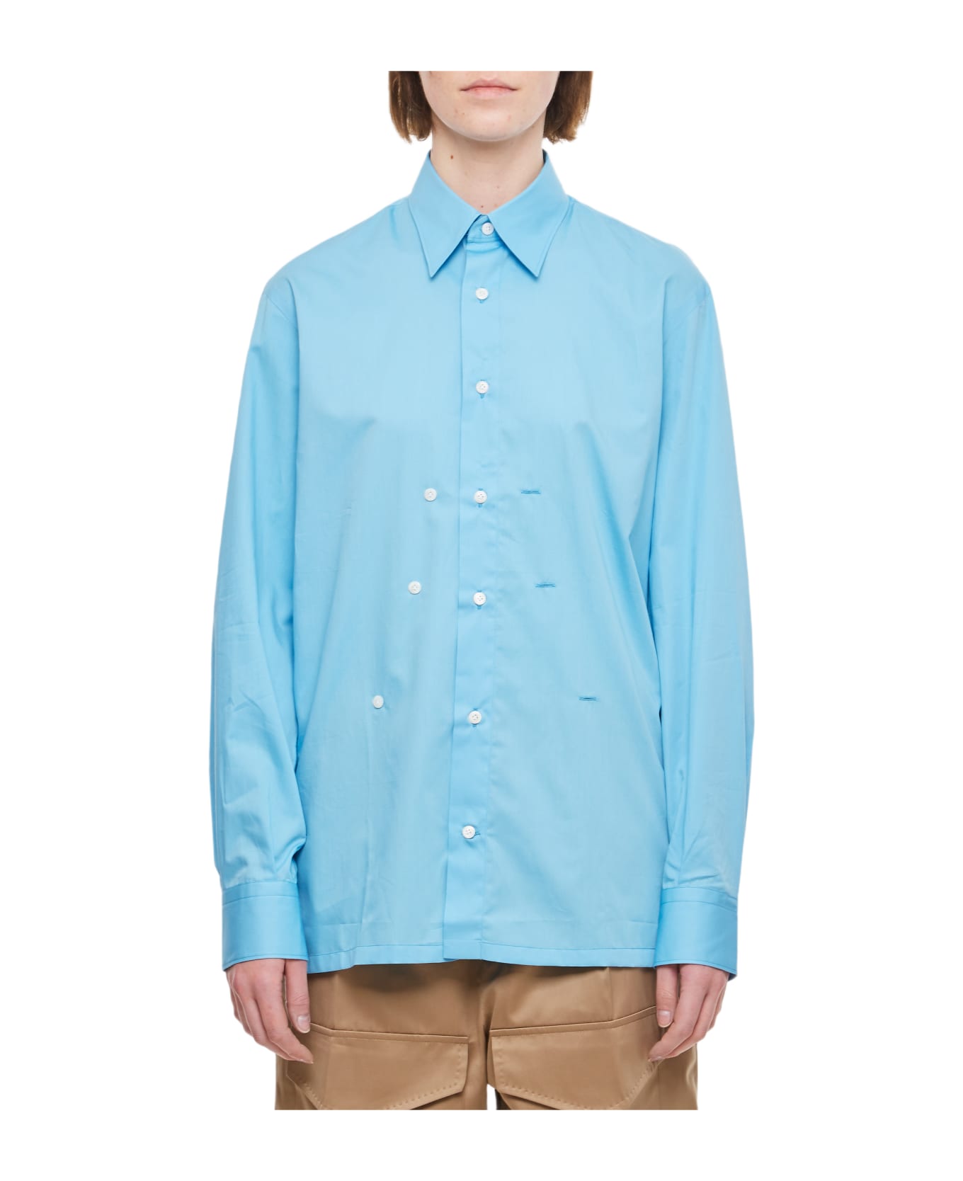 Setchu Blue Origami Shirt - Blue