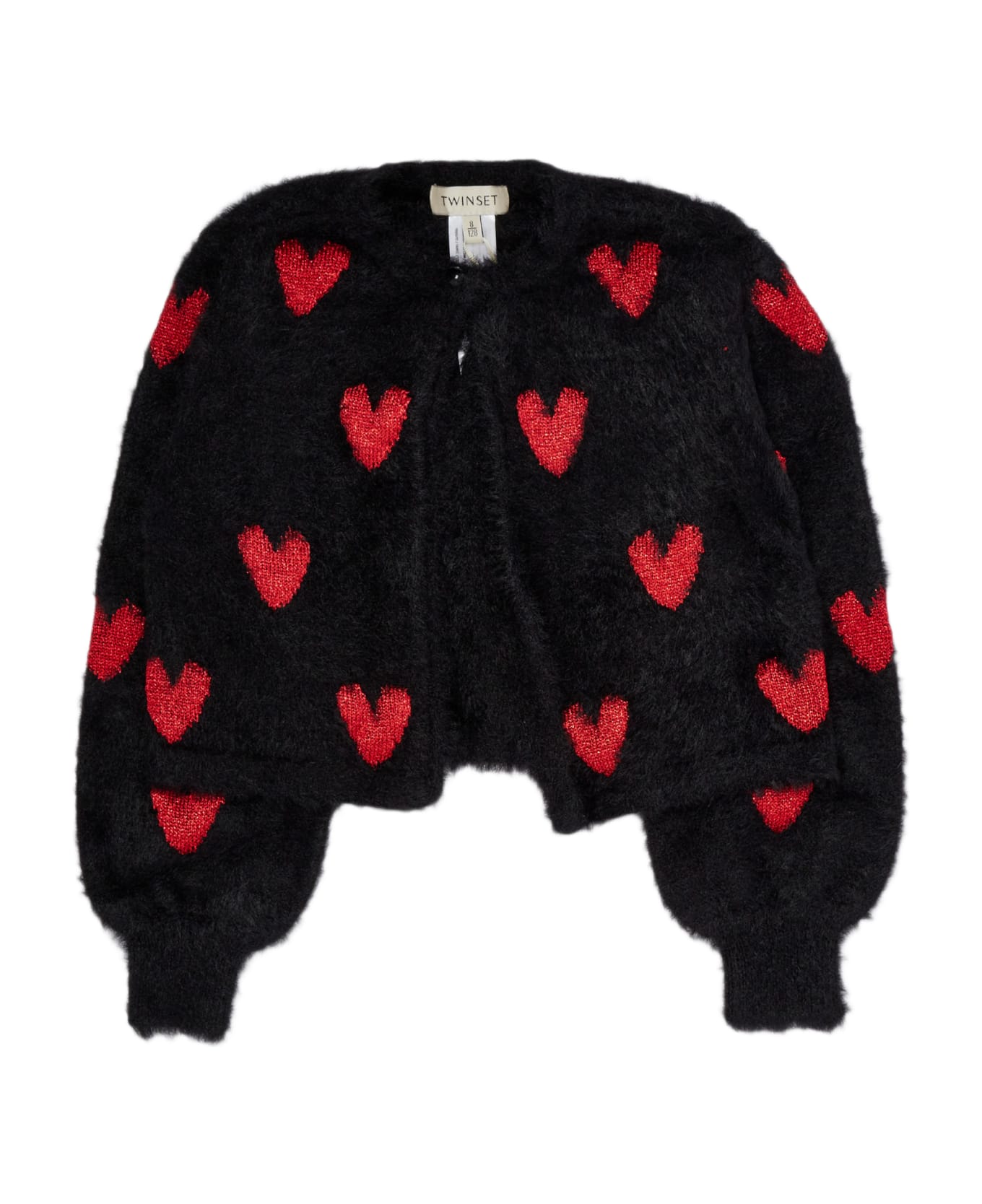 TwinSet Cardigan Jacket - NERO-ROSSO