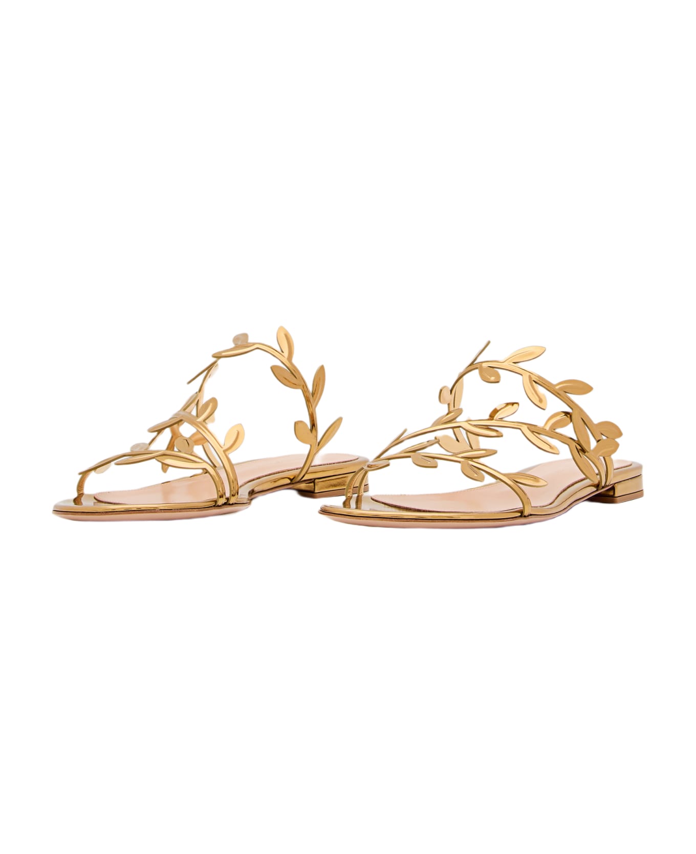 Gianvito Rossi Flat Sandals - Golden