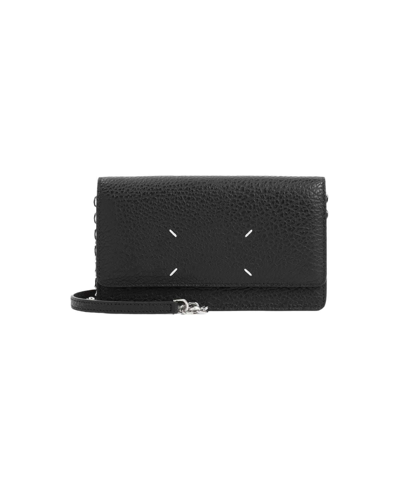 Maison Margiela Medium Chain Wallet - Black
