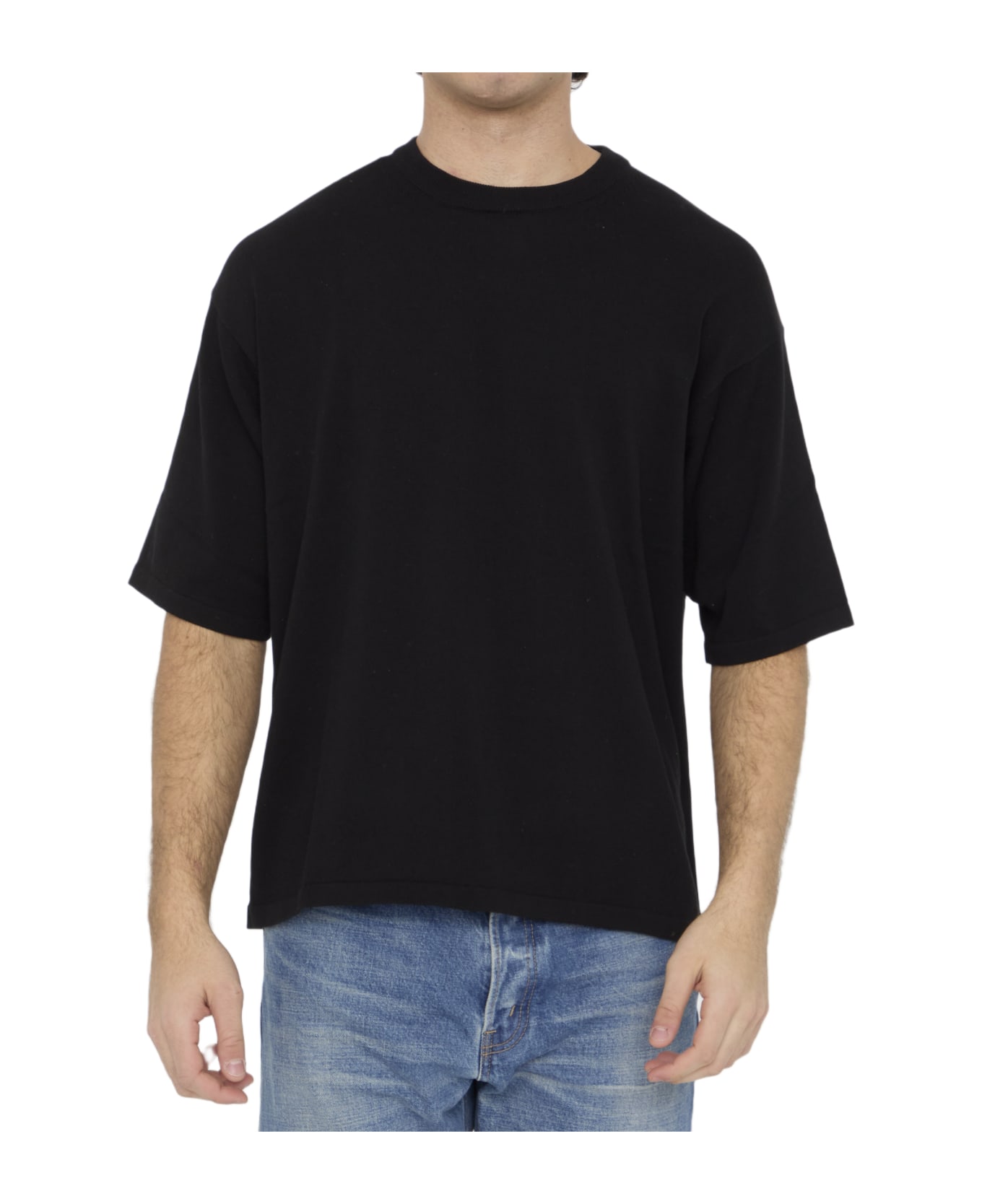 Roberto Collina Cotton T-shirt - BLACK シャツ