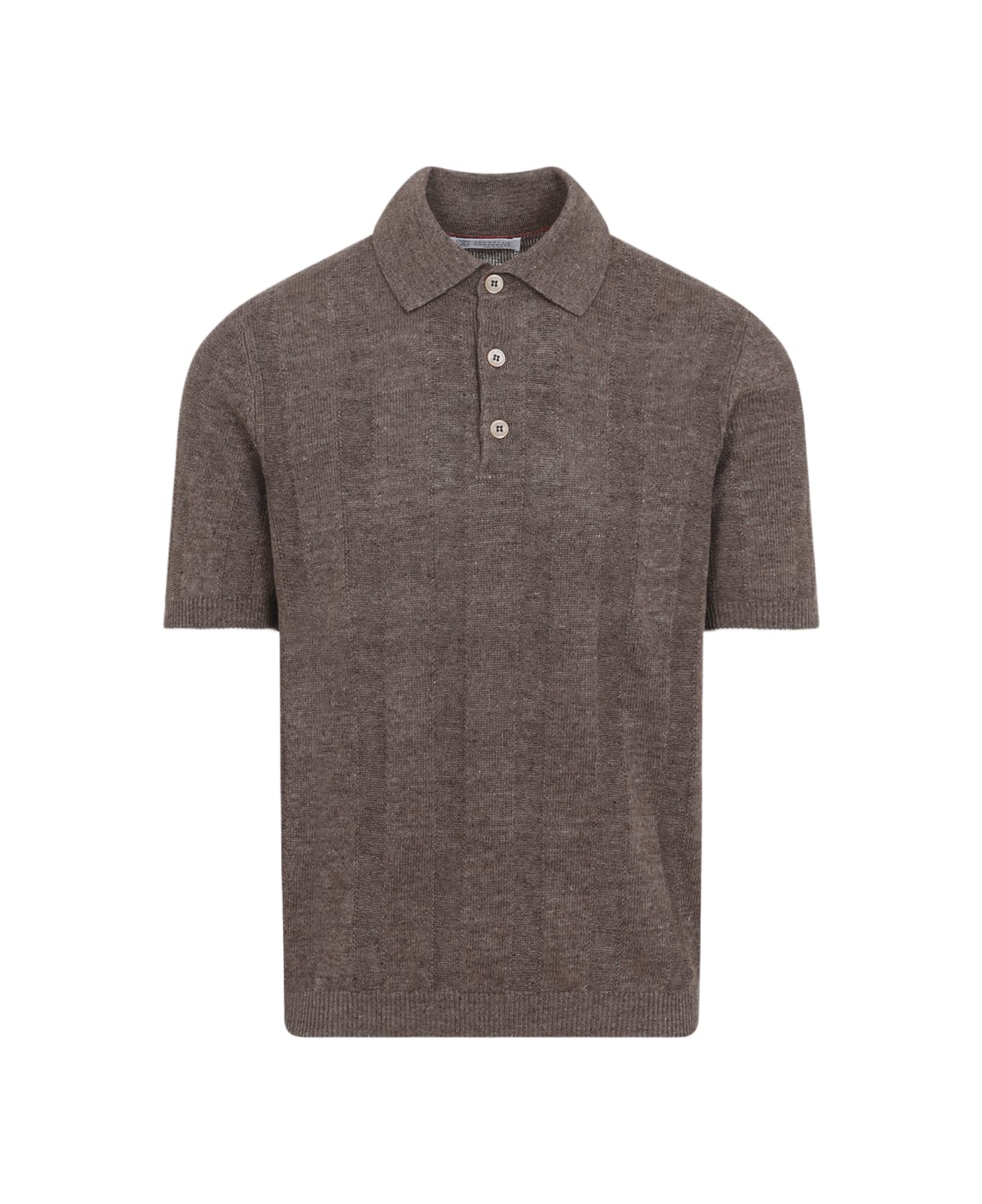 Brunello Cucinelli Costa Polo - Nocciola