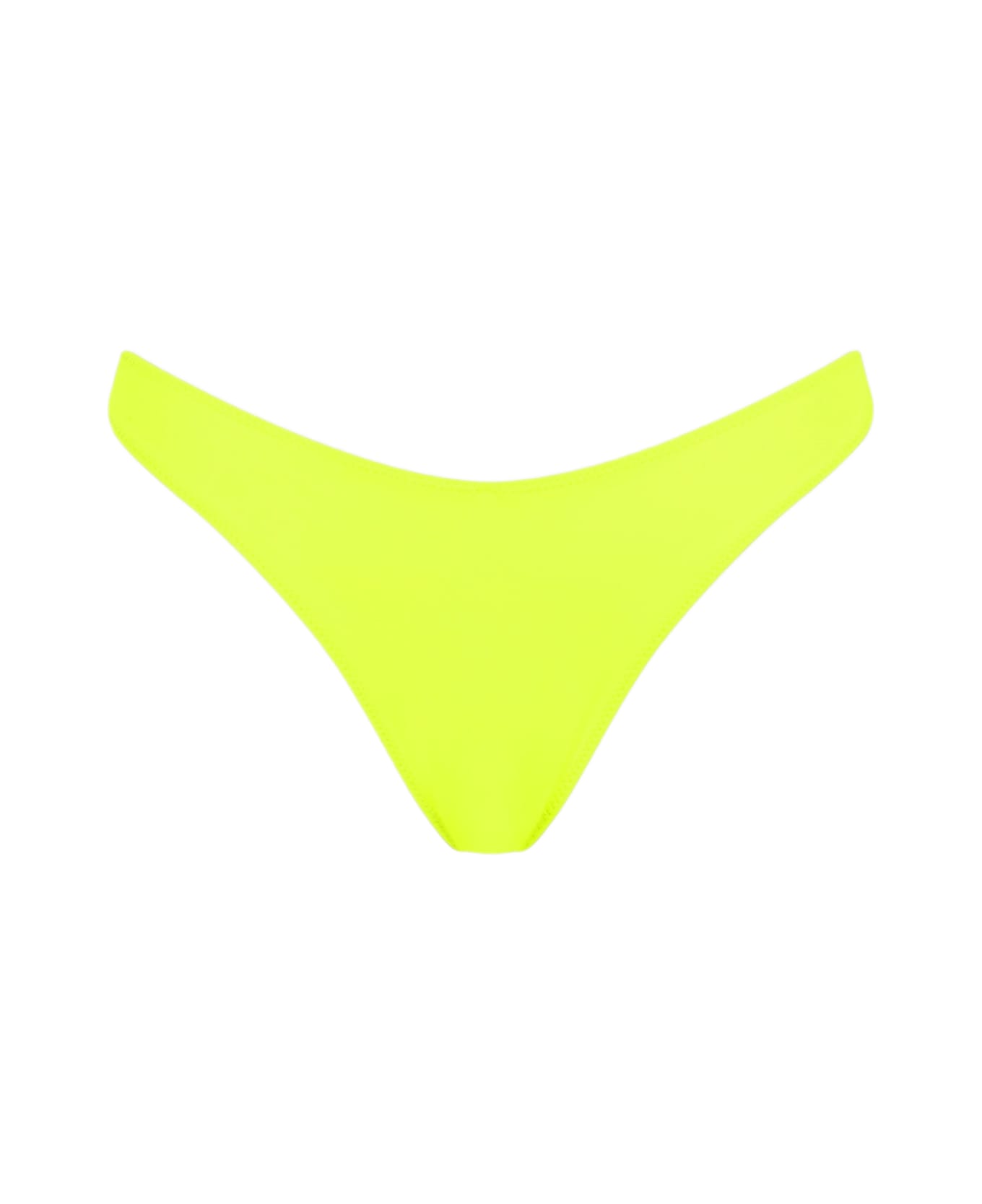 MC2 Saint Barth Woman Fluo Yellow Cheeky Swim Briefs - YELLOW
