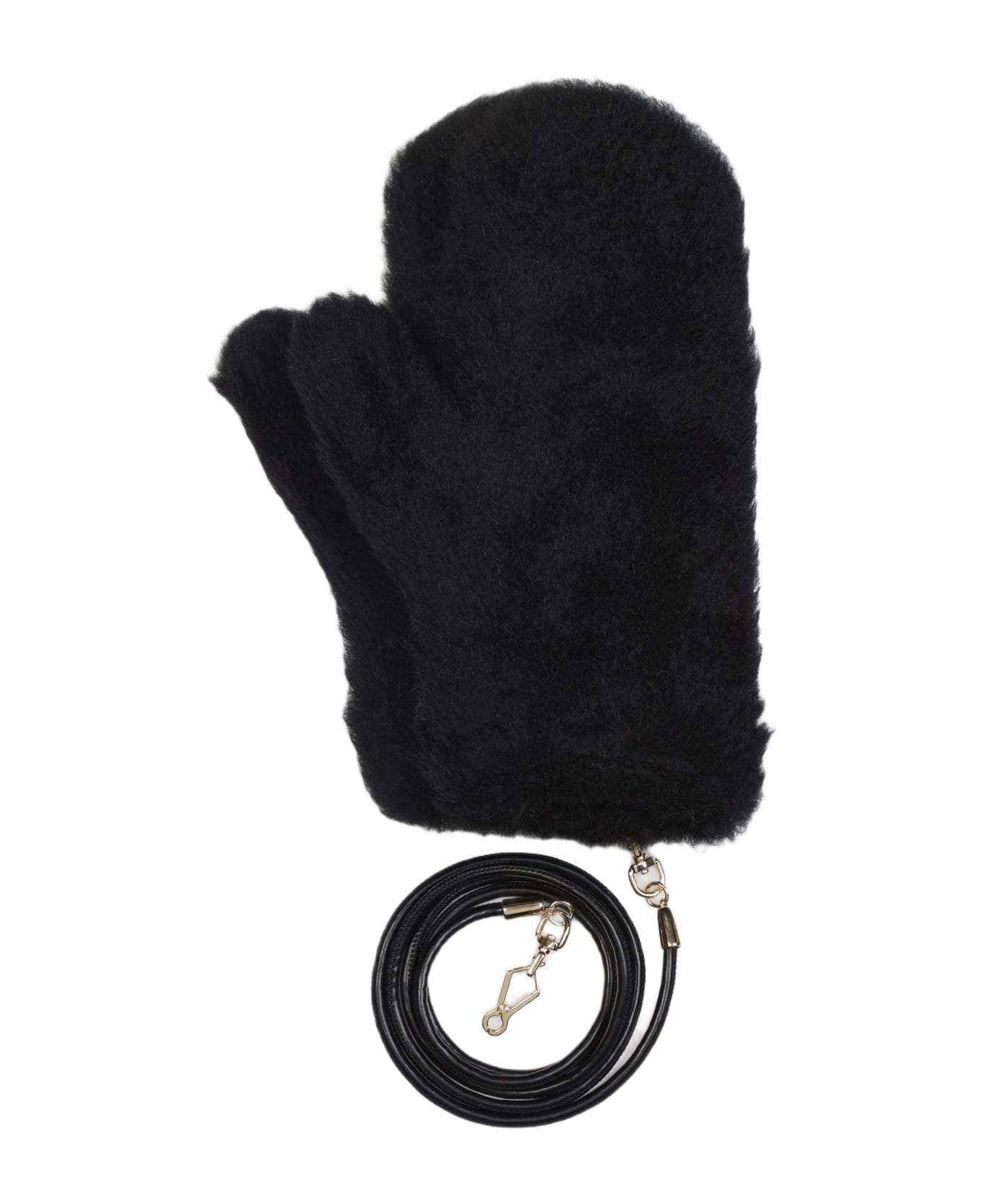 Max Mara Ombrato Moffola Teddy Muff - Nero