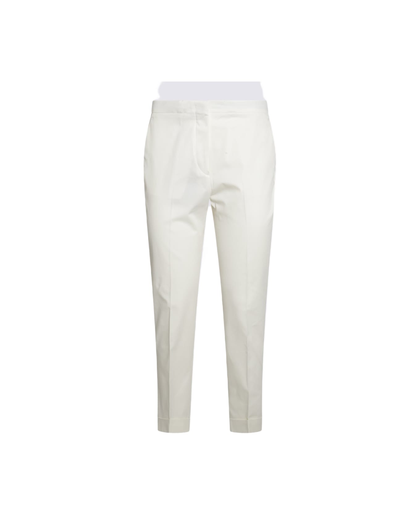 Etro White Cotton Pants - White