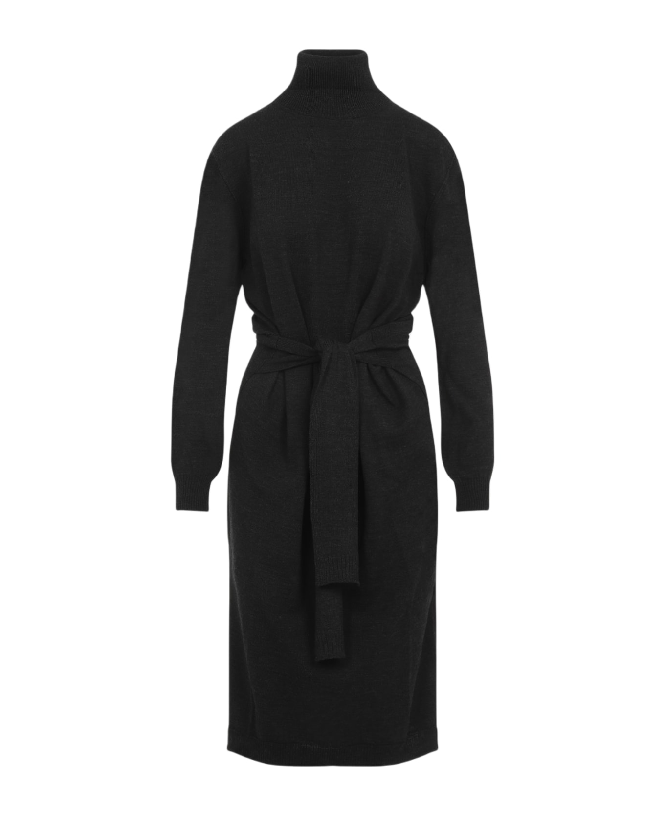 Lemaire Lemair Trompe L`oeil Dress - Anthracite