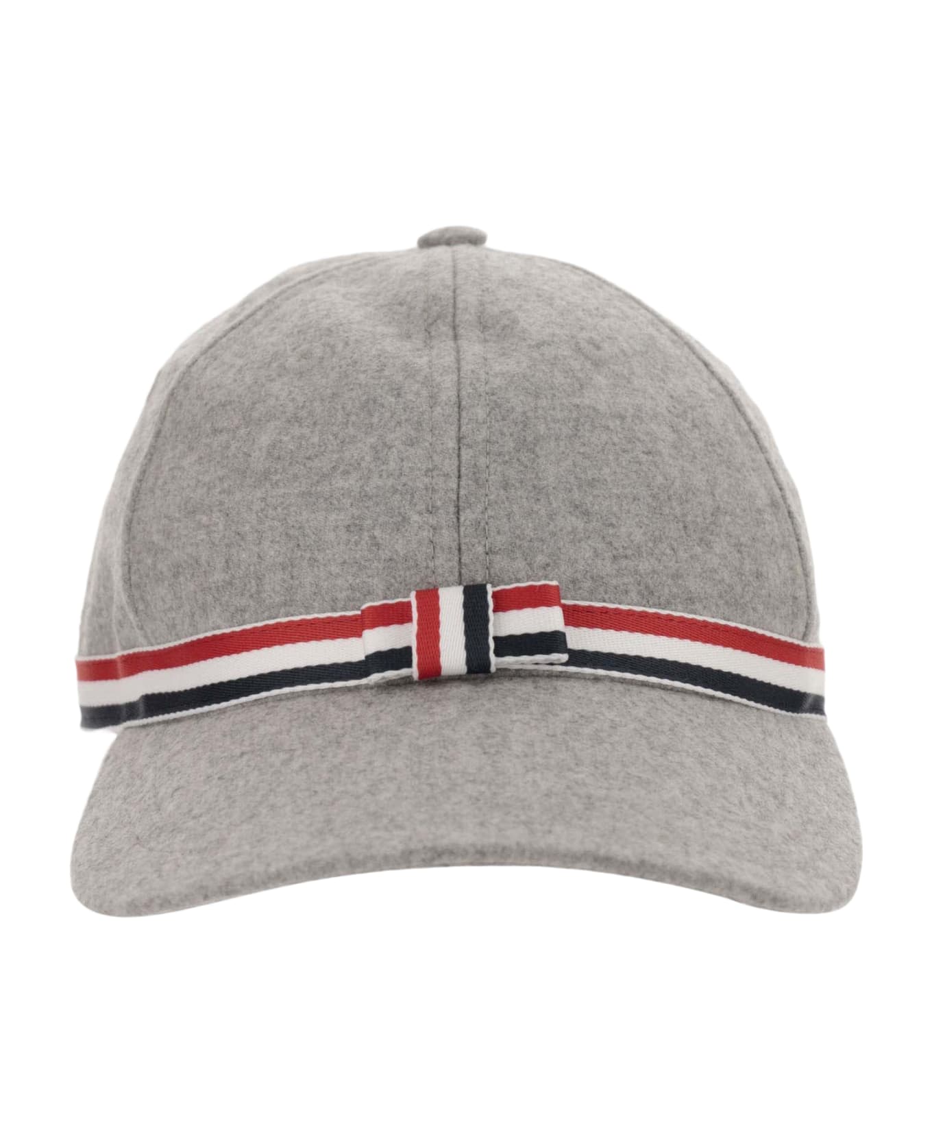 Thom Browne Wool Baseball Hat - Grey