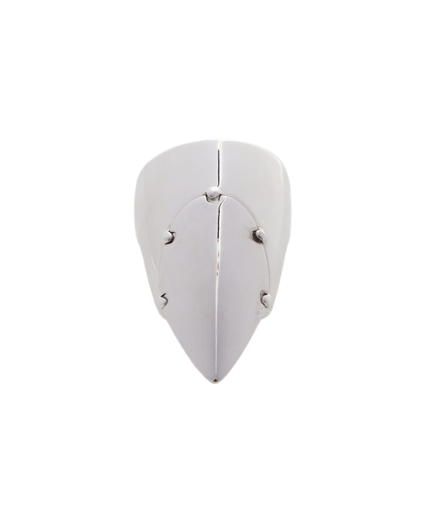 Jean Paul Gaultier Nail Ring - Silver