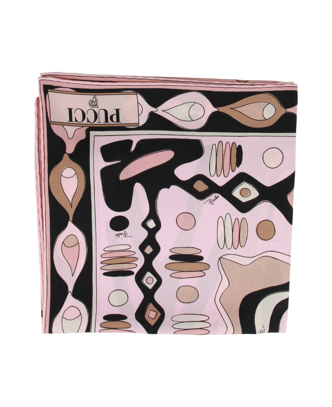 Pucci Multicolor Silk Scarf