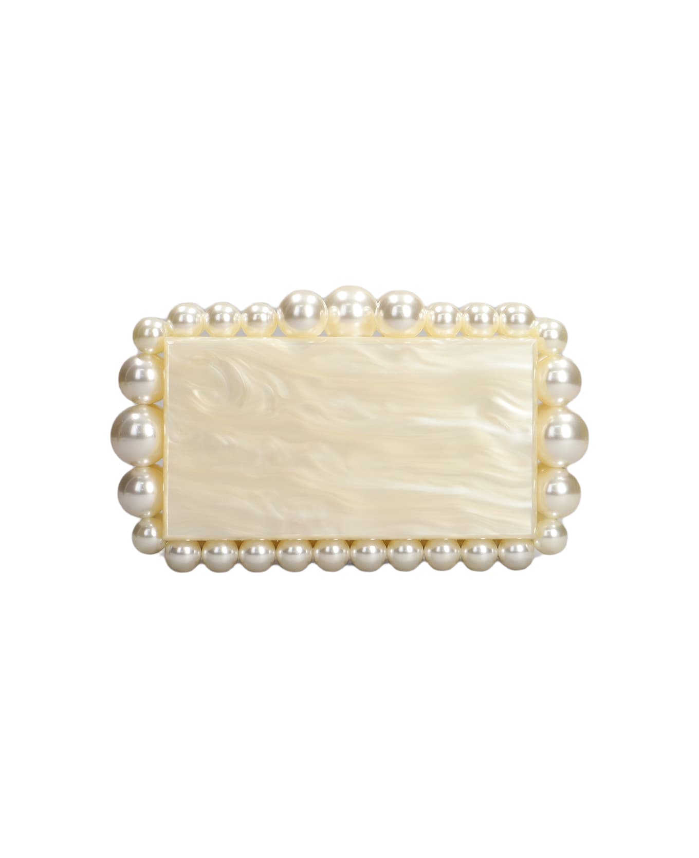 Cult Gaia Eos Hand Bag In White Acrylic - Bianco 