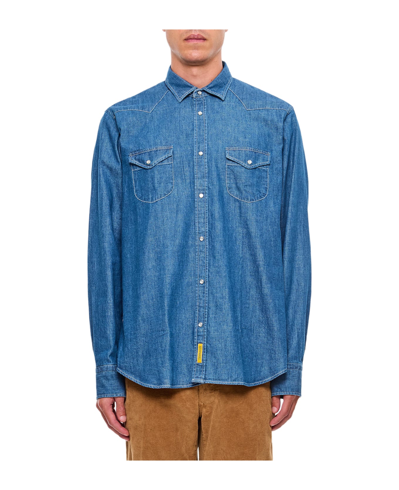B.D. Baggies Cotton Shirt - Clear Blue