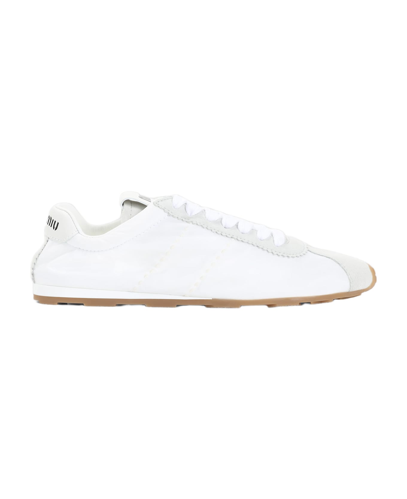 Miu Miu Polyamide Sneakers - Bianco