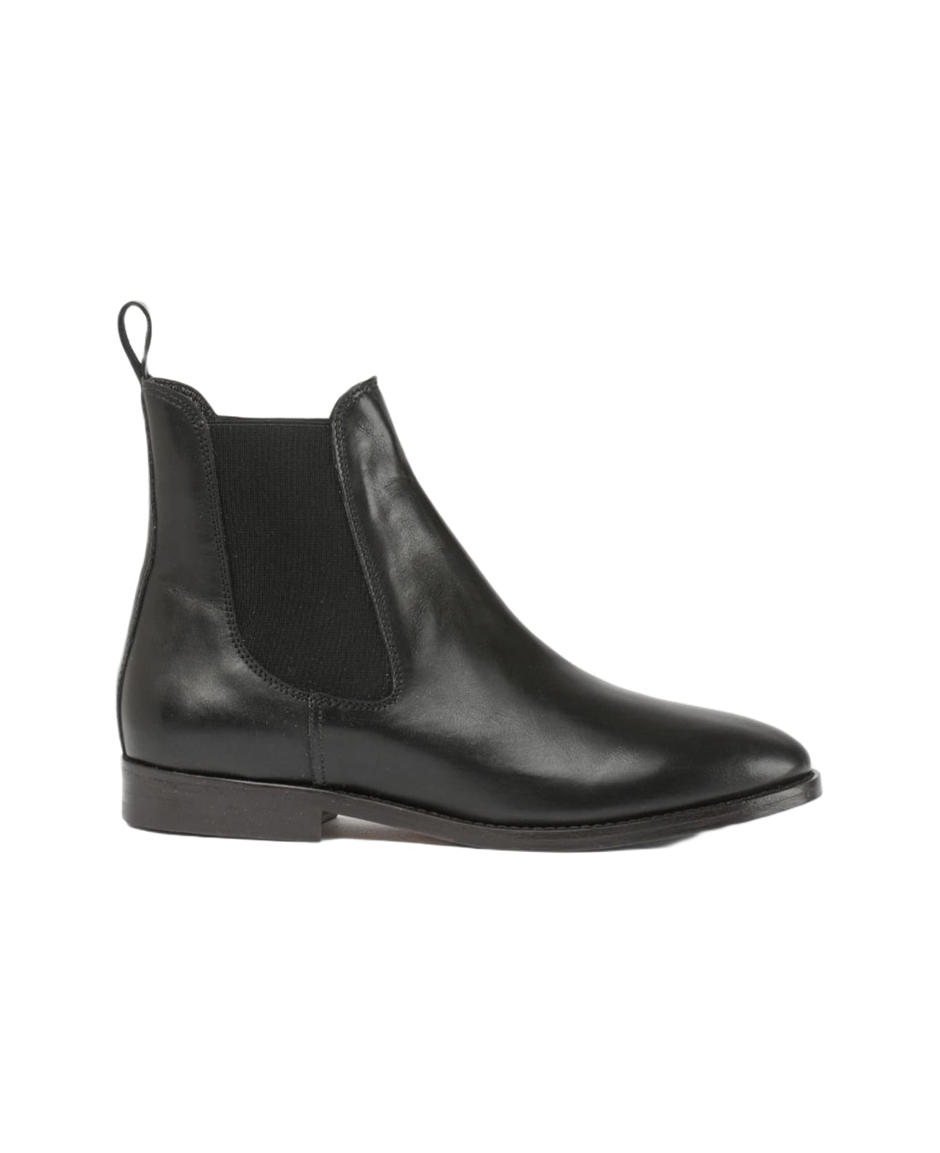 CB Made in Italy Leather Boots Sessanta - Black