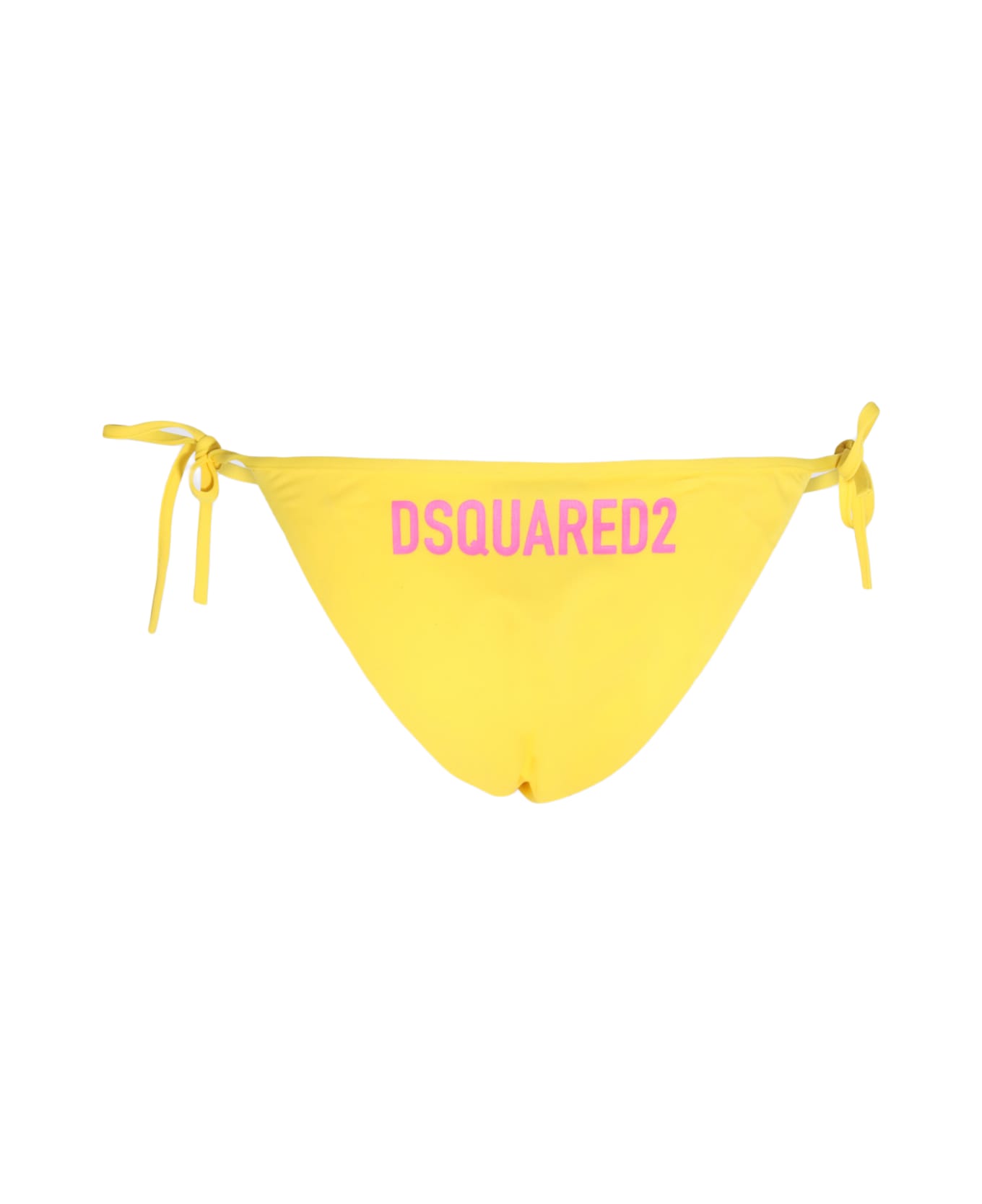 Dsquared2 Yellow Bikini Bottoms - Yellow カバーアップ