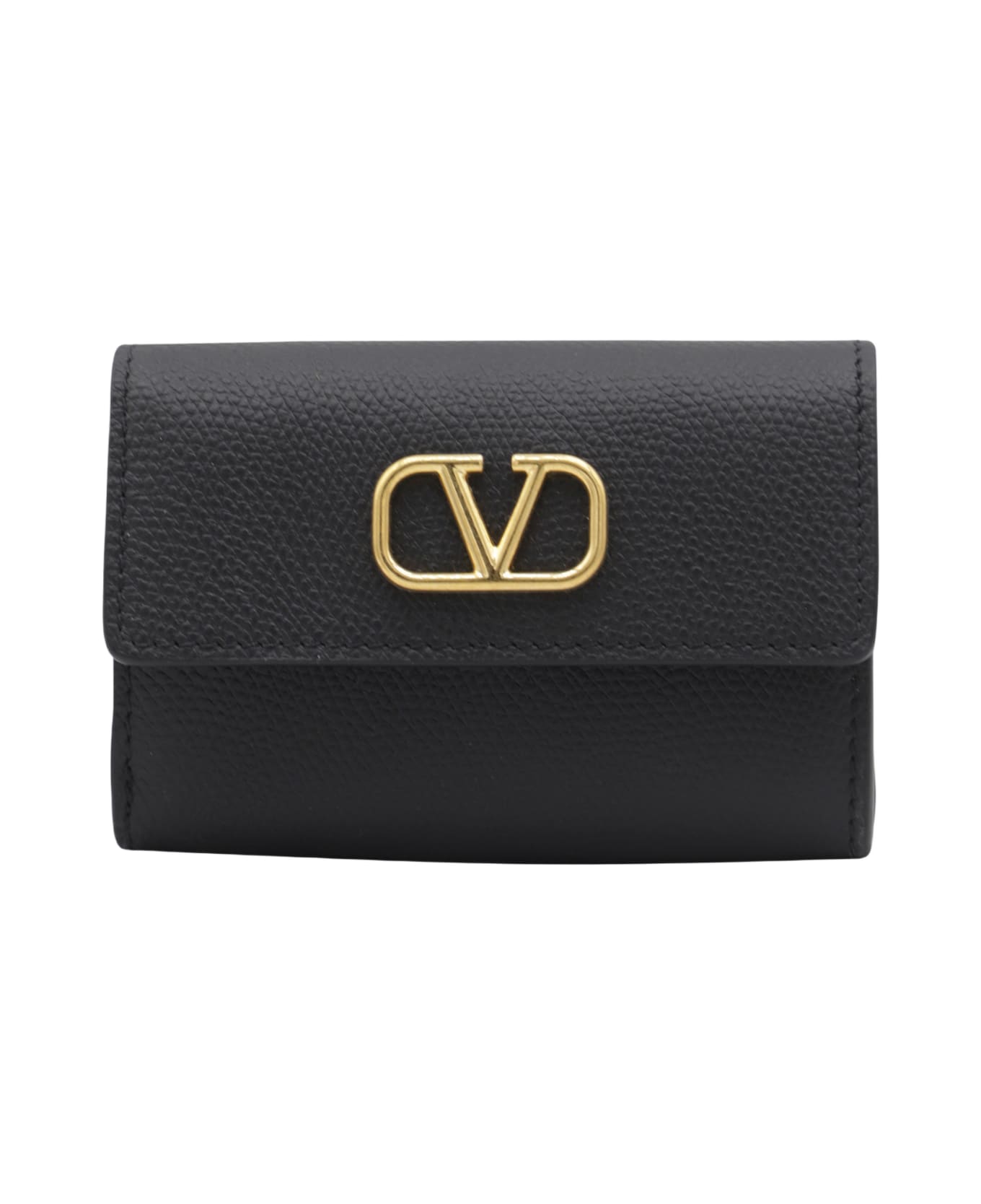 Valentino Garavani Black Card Holder - Nero