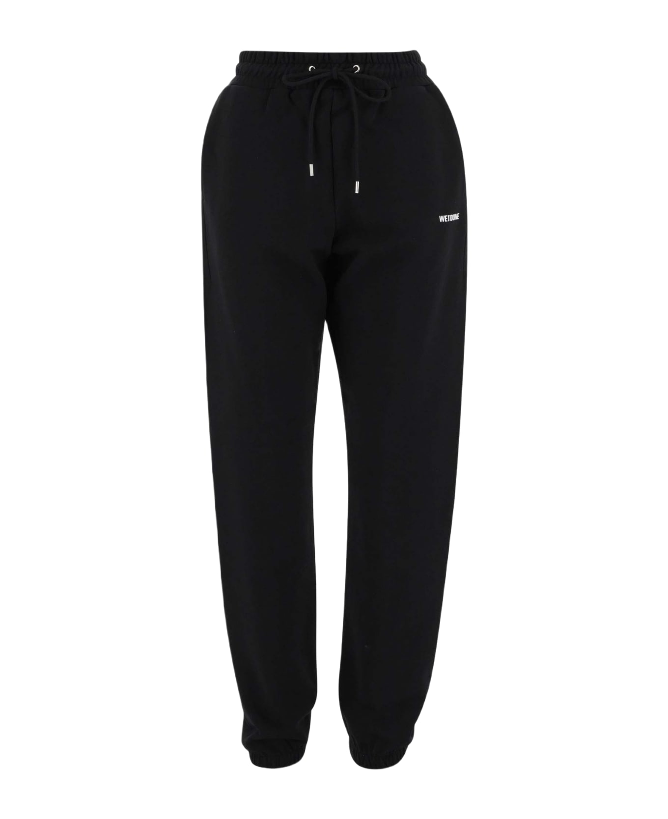 WE11 DONE Cotton Joggers With Logo - Black