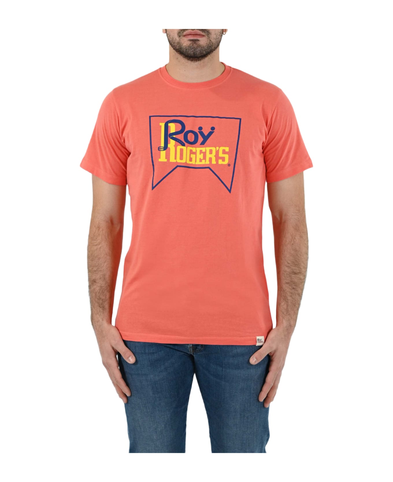 Roy Rogers Logo T-shirt - CORAL