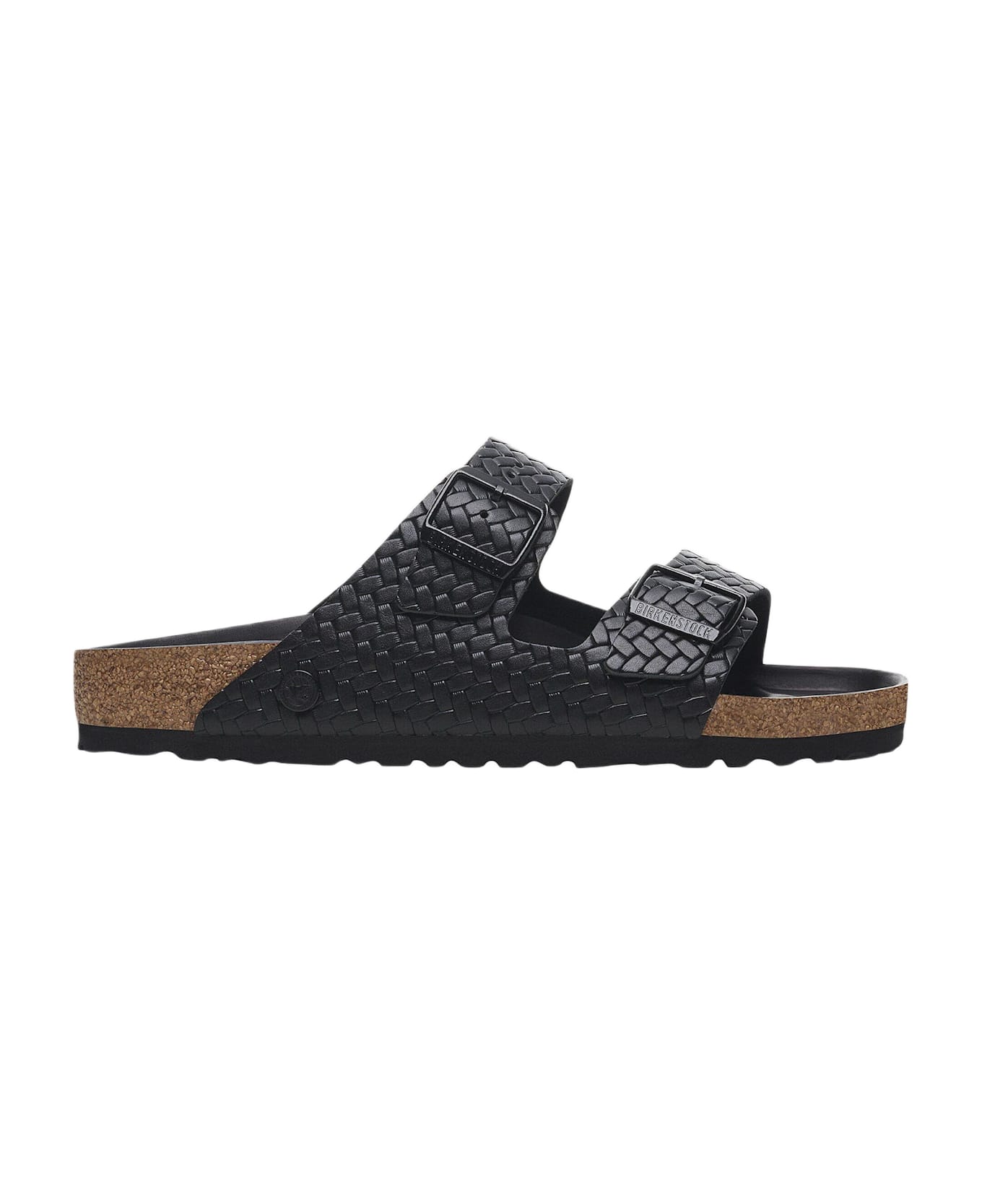 Birkenstock Airy Rivet Logo Sandals - Black