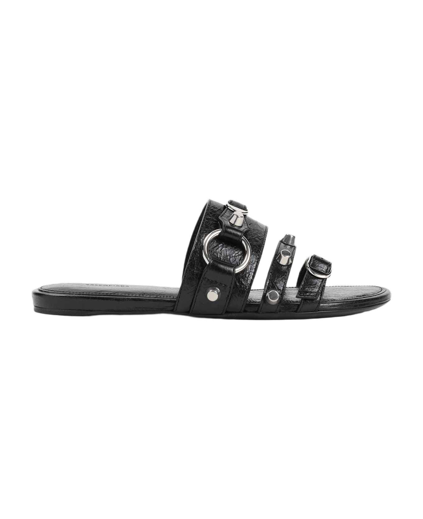 Balenciaga City Sandals - Black Silver