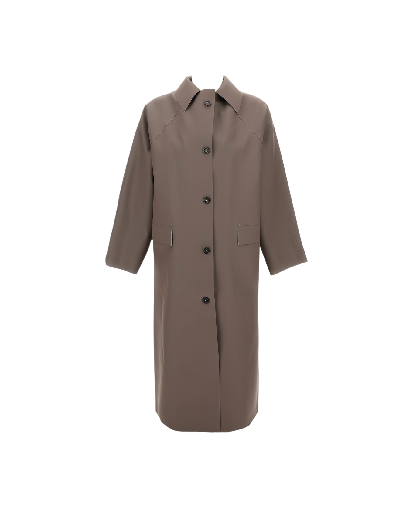 KASSL Editions Waterproof Trench Coat - Grey