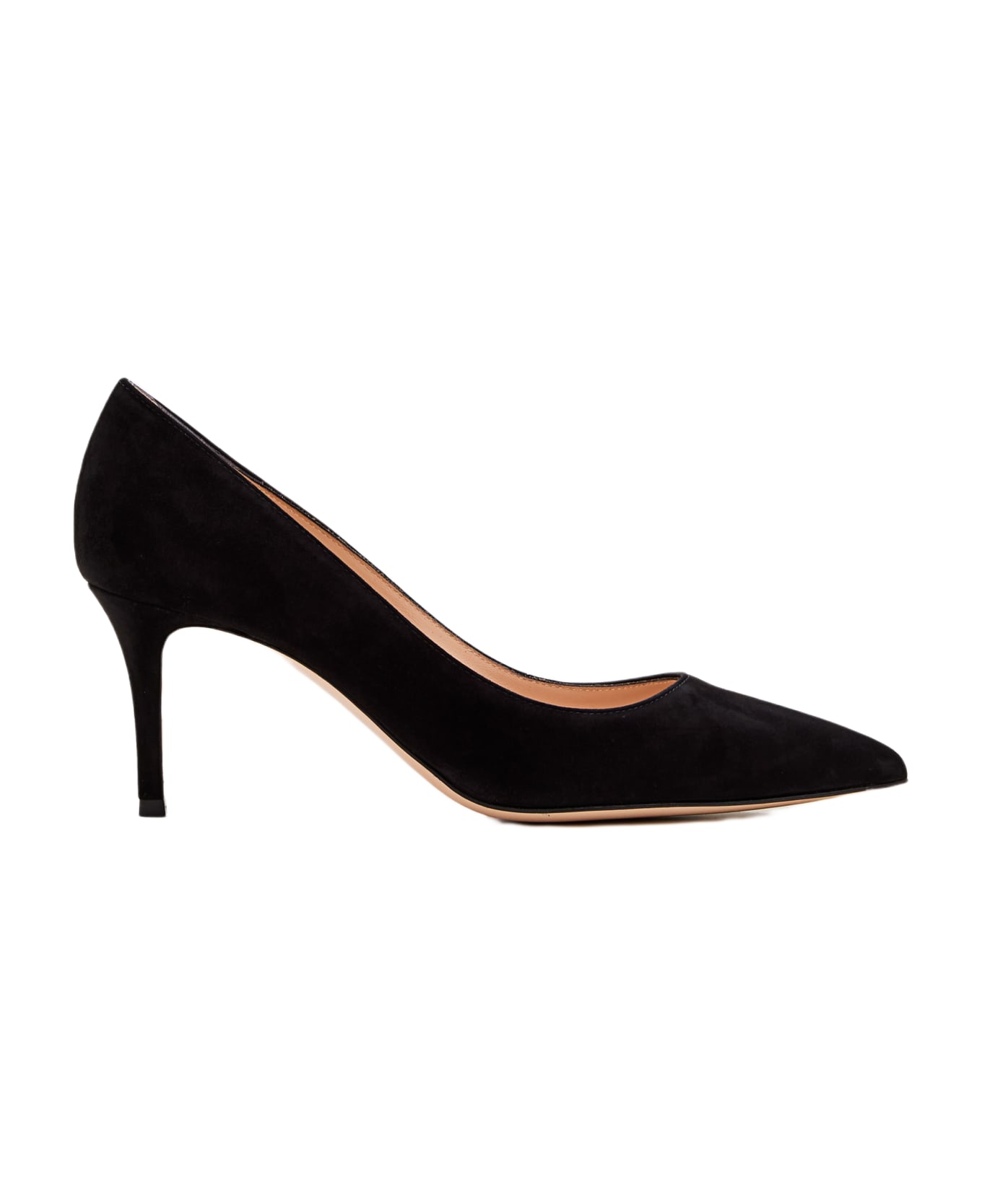 Gianvito Rossi 70mm Gianvito Suede Pump - Black