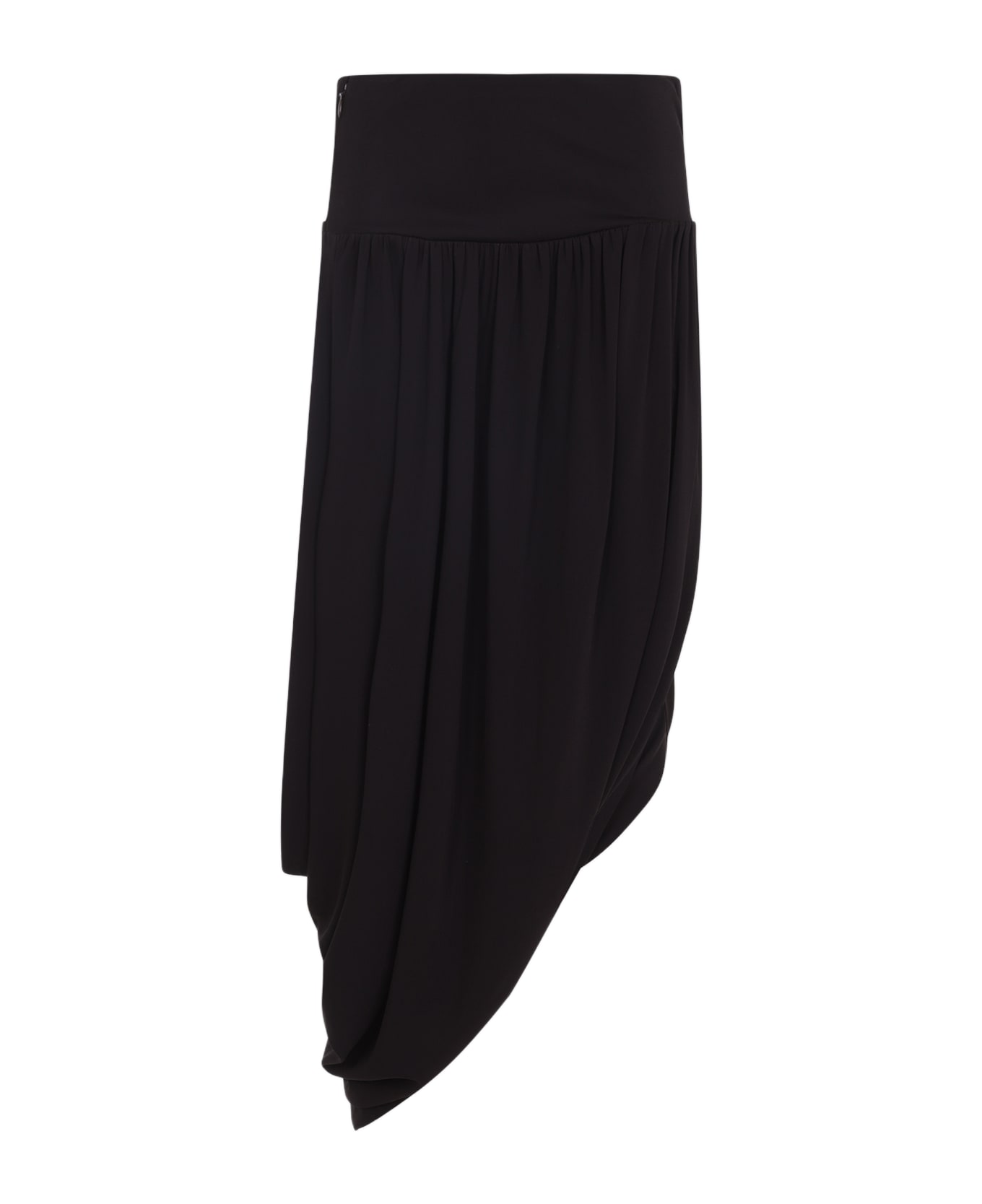 Alaia Alaïa Twisted Midi Skirt - Ebene