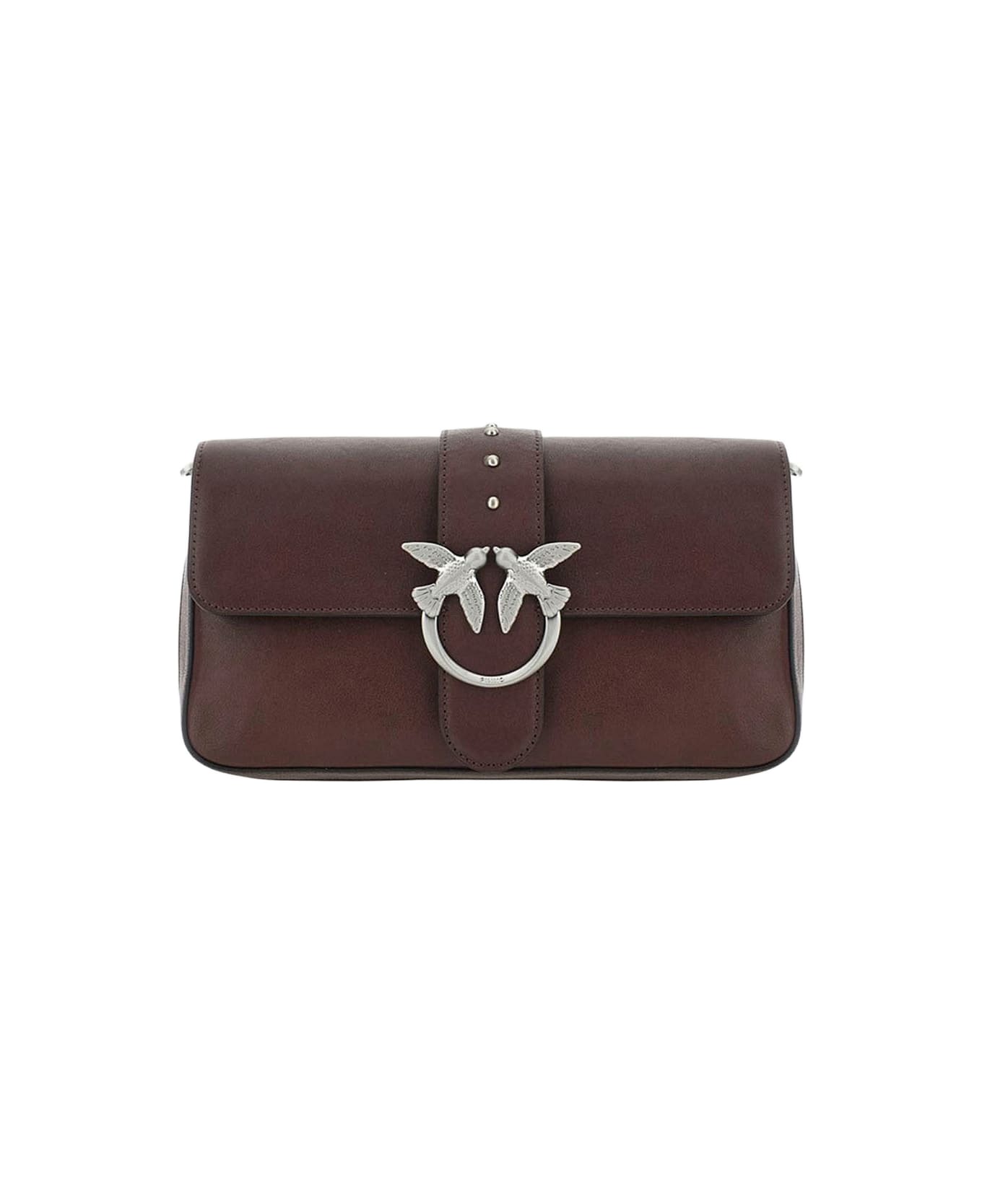 Pinko Classic Love Bag Slouchy Shoulder Bag - Brown