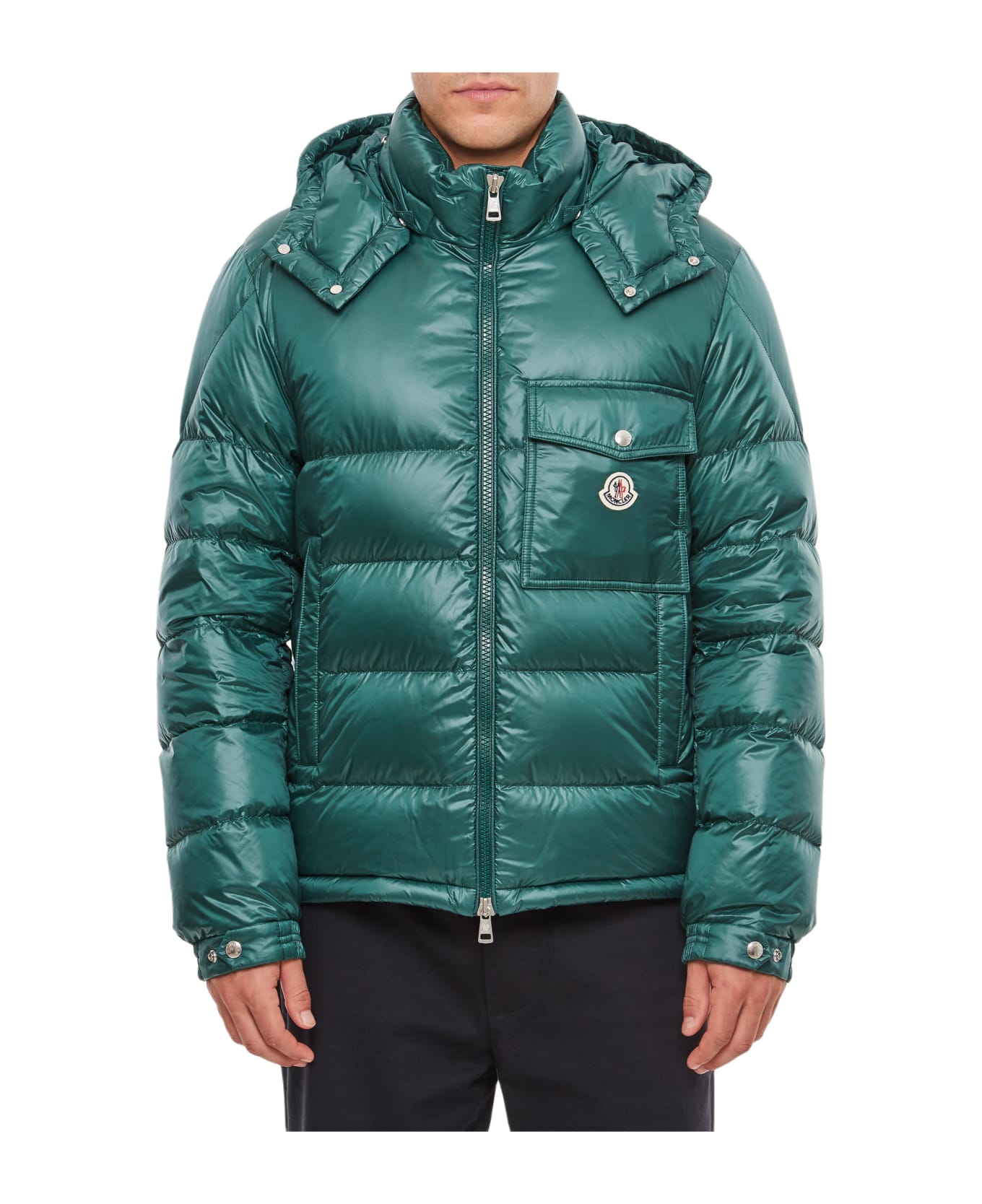 Moncler Wollaston Down-filled Jacket - Green