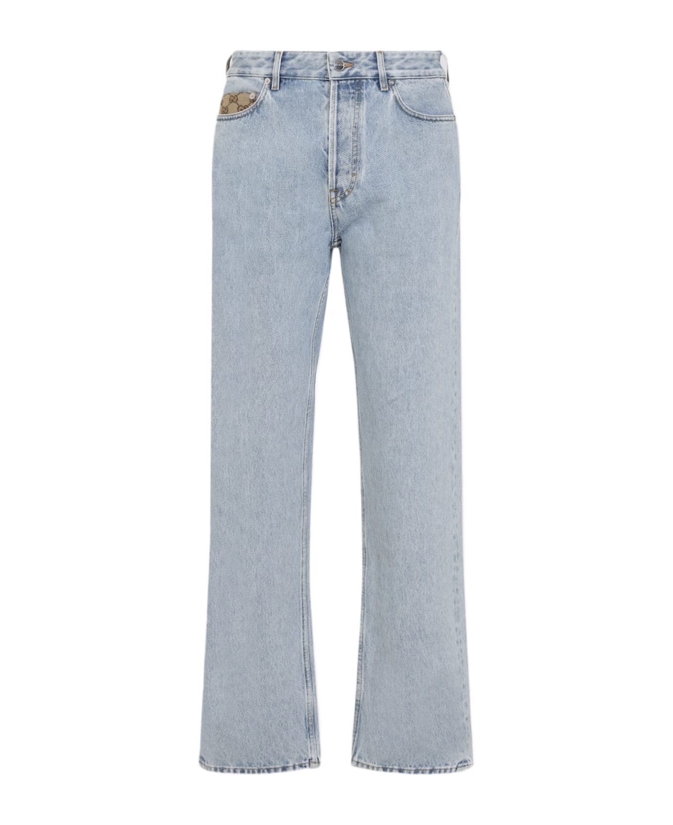 Gucci Cotton Jeans - Light Blue Mix