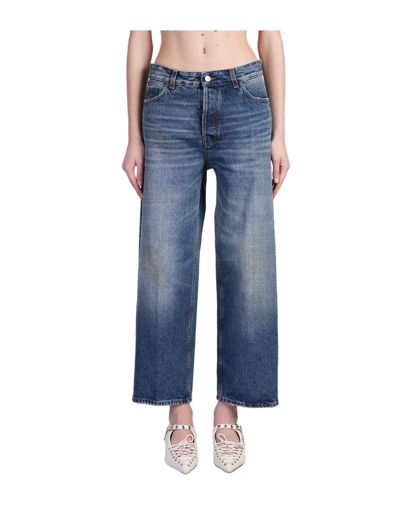 Haikure Betty Jeans In Blue Denim - blue