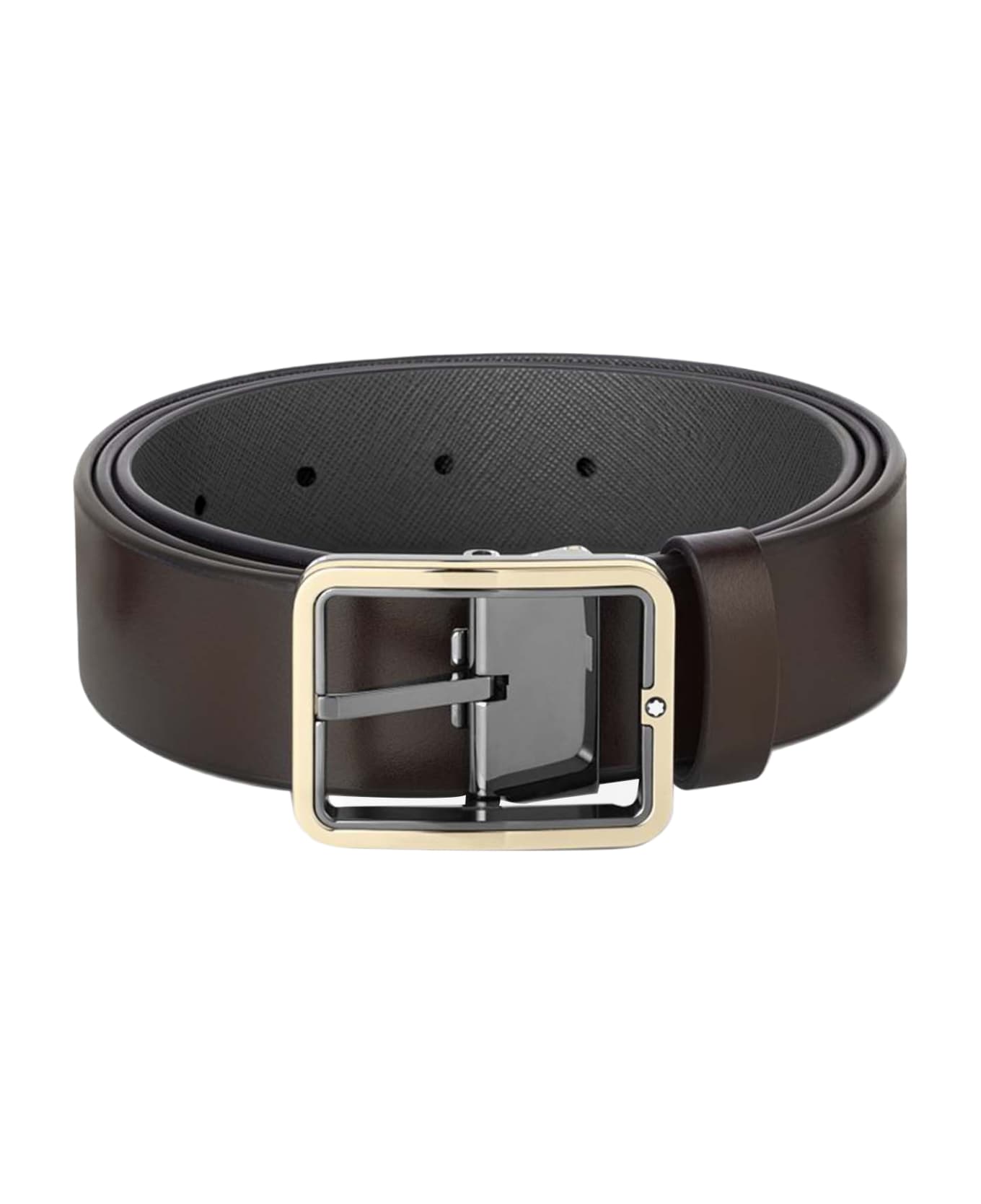 Montblanc 35mm Reversible Leather Belt - Brown