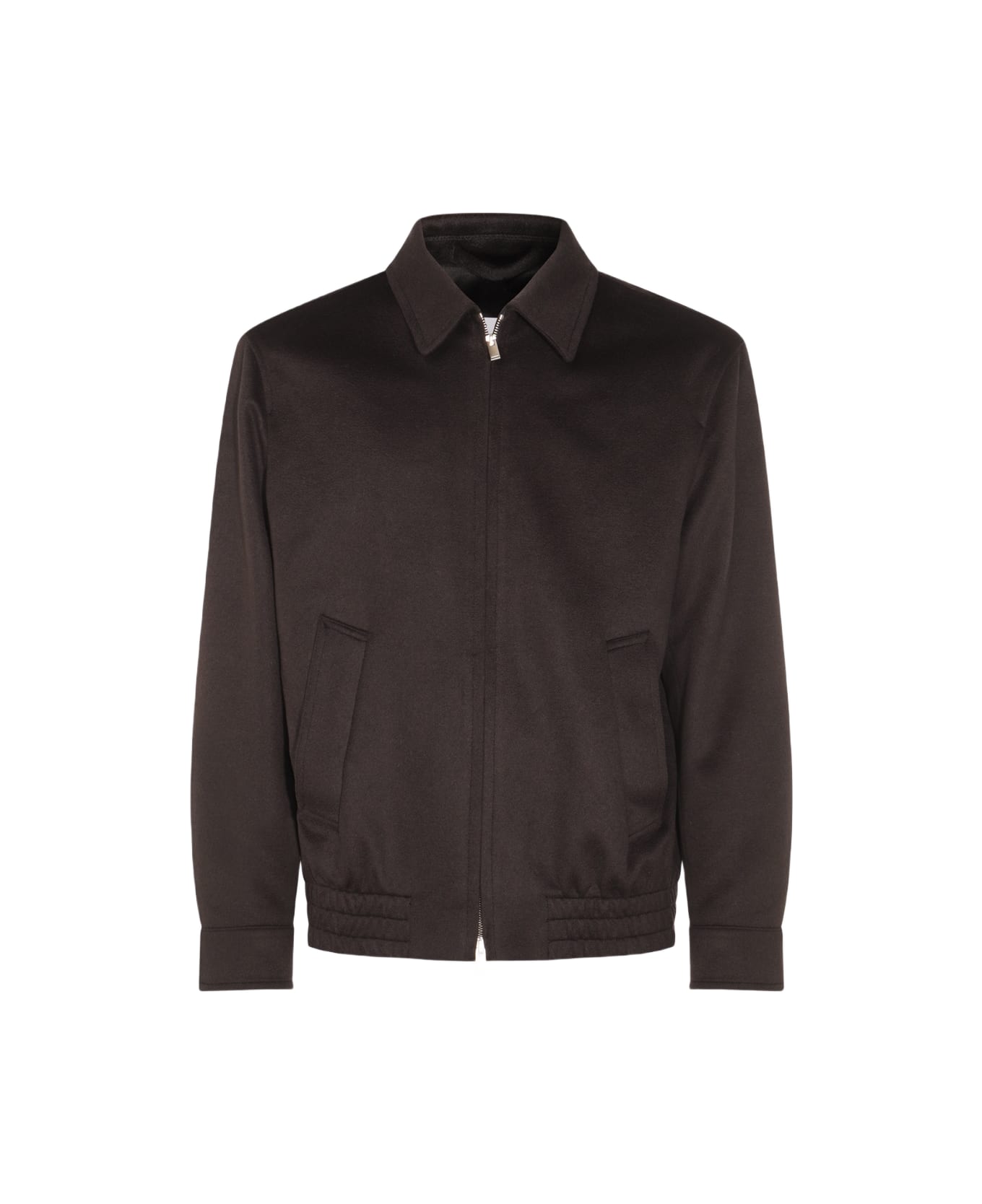 Lardini Dark Grey Wool Casual Jacket - Anthracite
