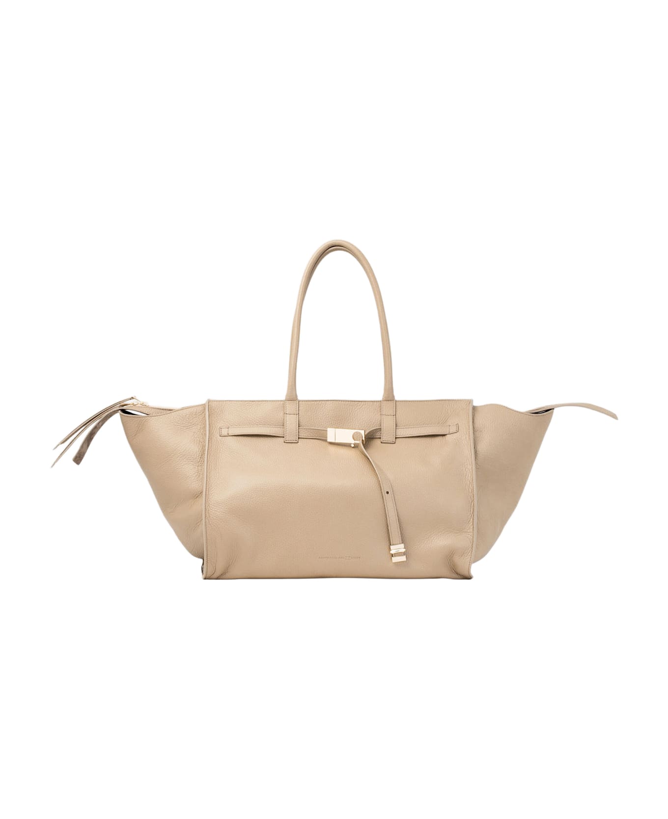 Benedetta Bruzziches Mame Weekend Leather Bag - Ivory
