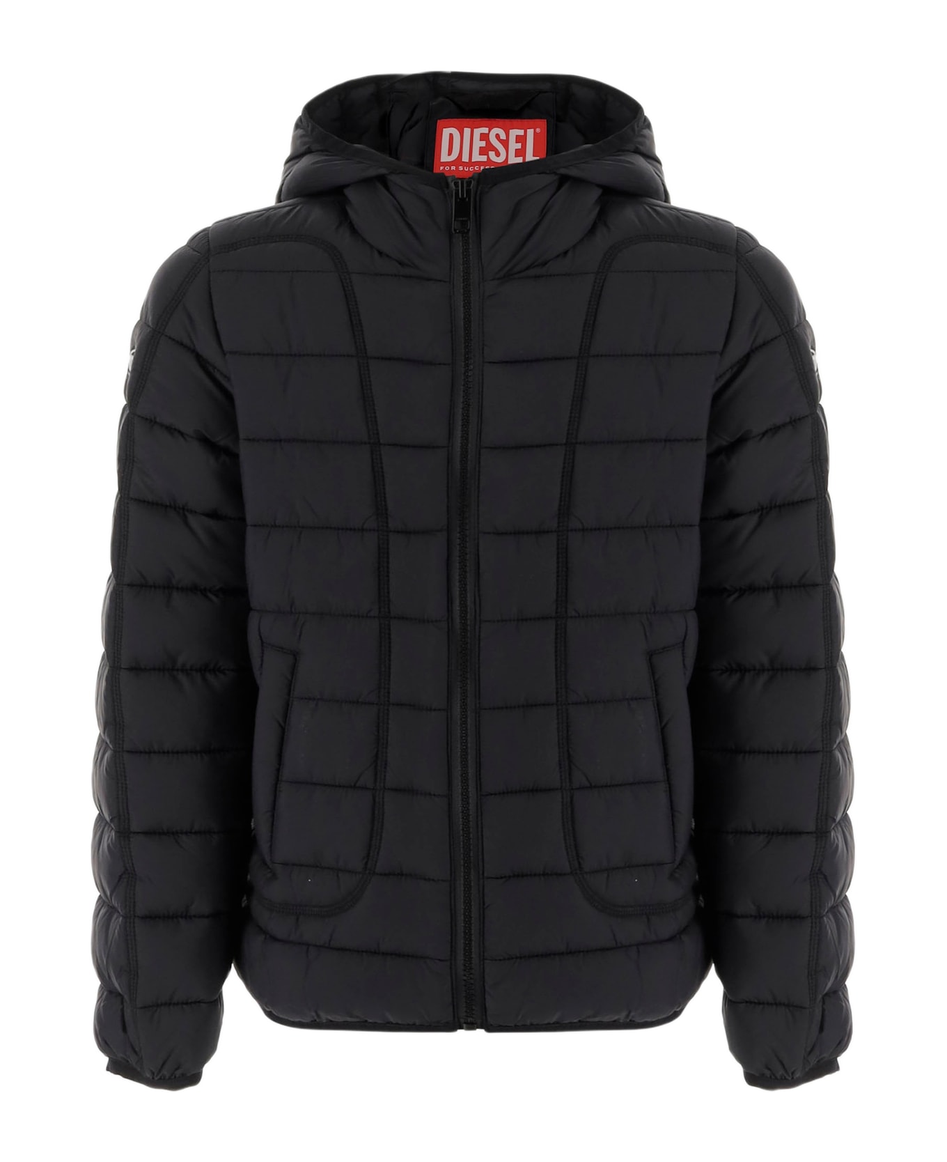 Diesel Jwstone Nylon Down Jacket - Black