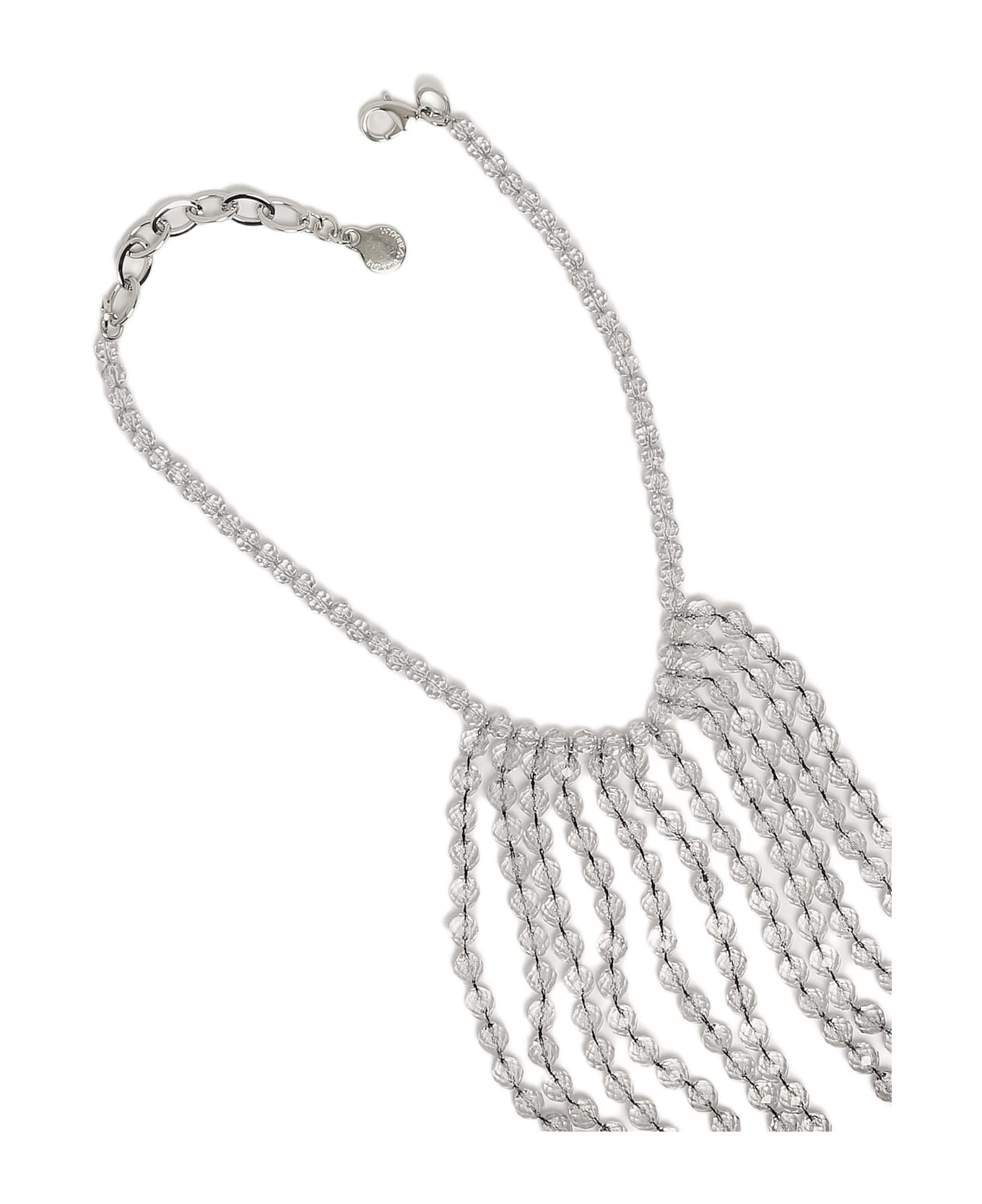 Emporio Armani Girocollo Boules Con Frange Sfumate Necklace - Sel De Camargue