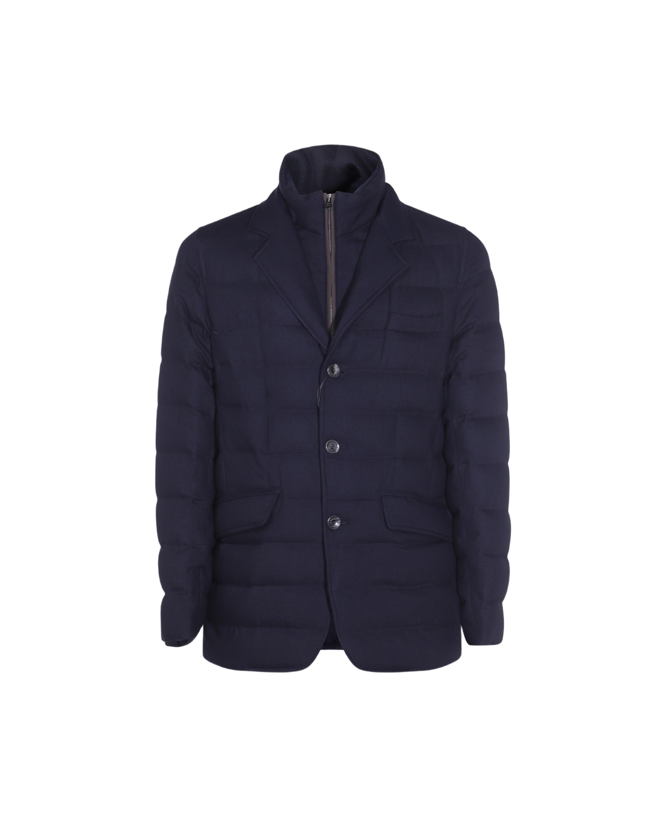 Herno Dark Blue Down Jacket - Blue