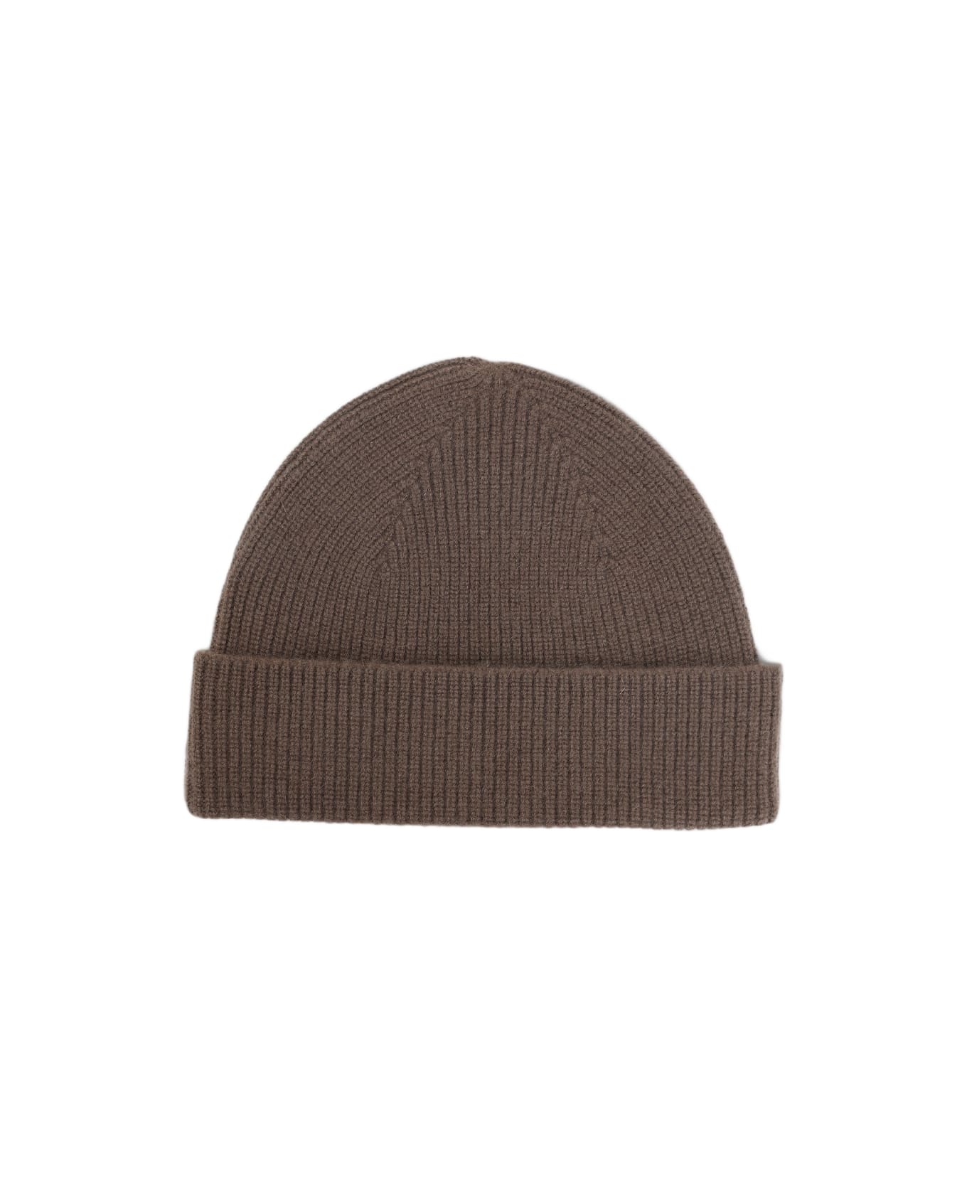 Zegna Cashmere Beanie - Marrone Scuro Unito