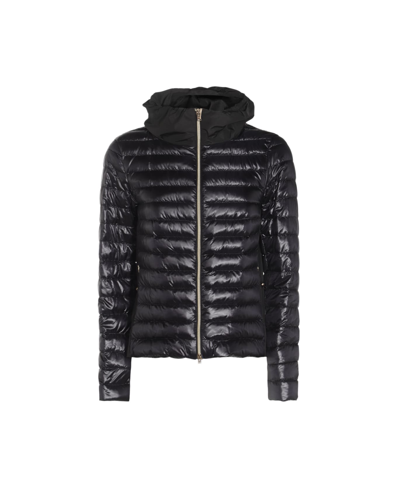 Herno Black Down Jacket - Black