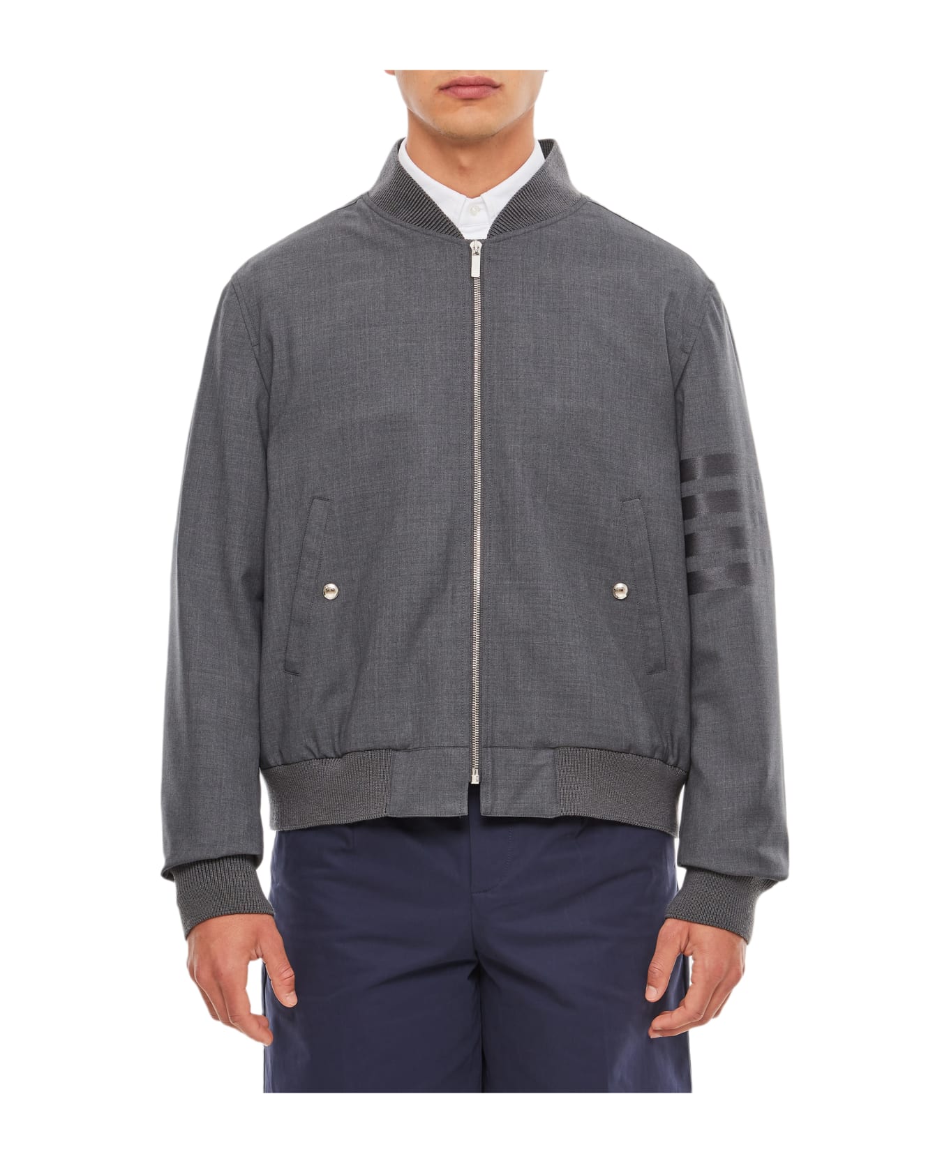 Thom Browne Blouson Jacket - Grey