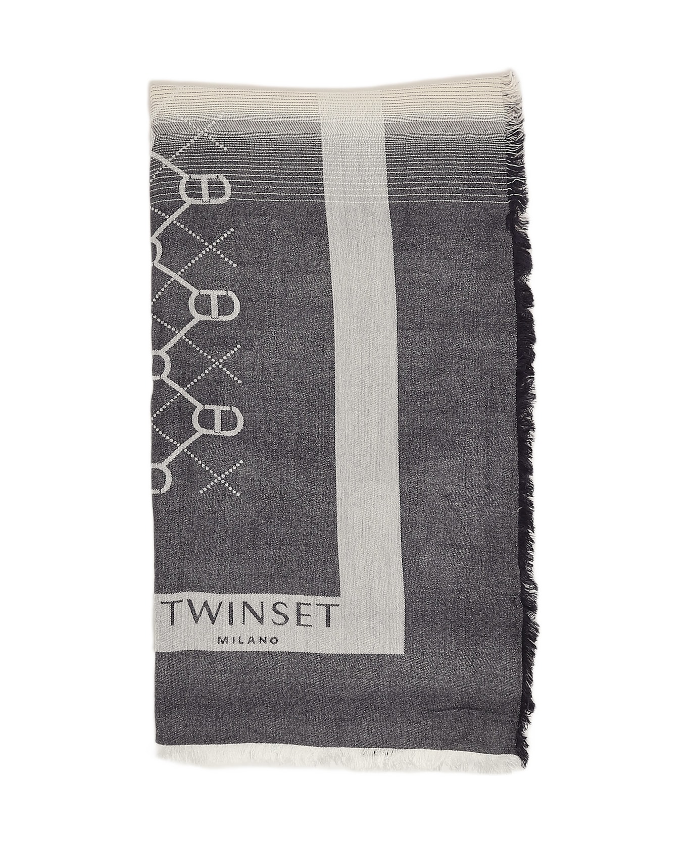 TwinSet Viscosa Shawl - AZZURRO