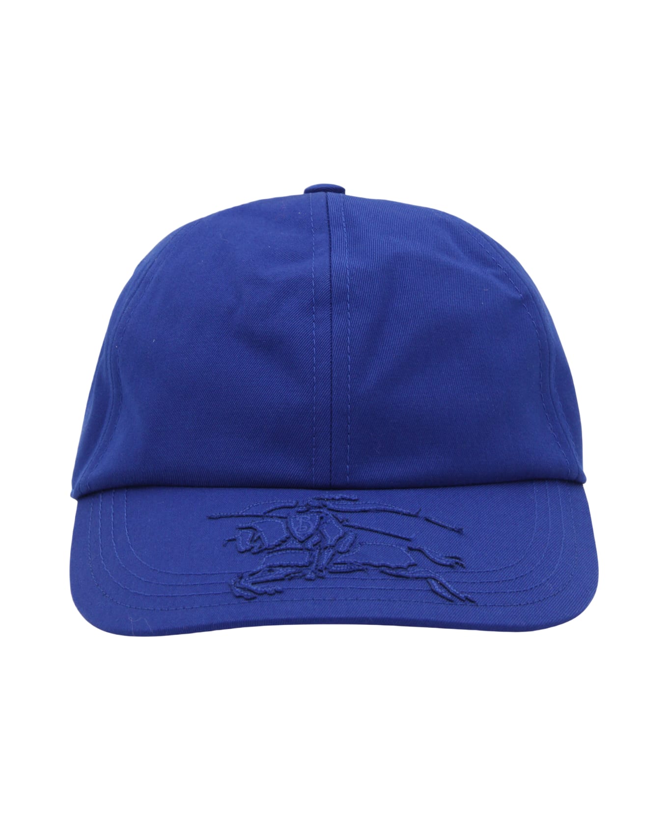 Burberry Blue Cotton Blend Baseball Cap - KNIGHT 帽子