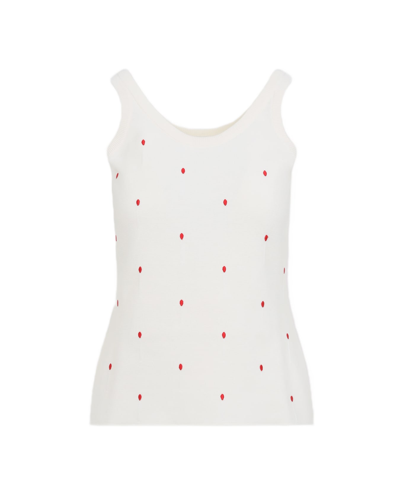 Bottega Veneta Tank Top - Chalk Vernis