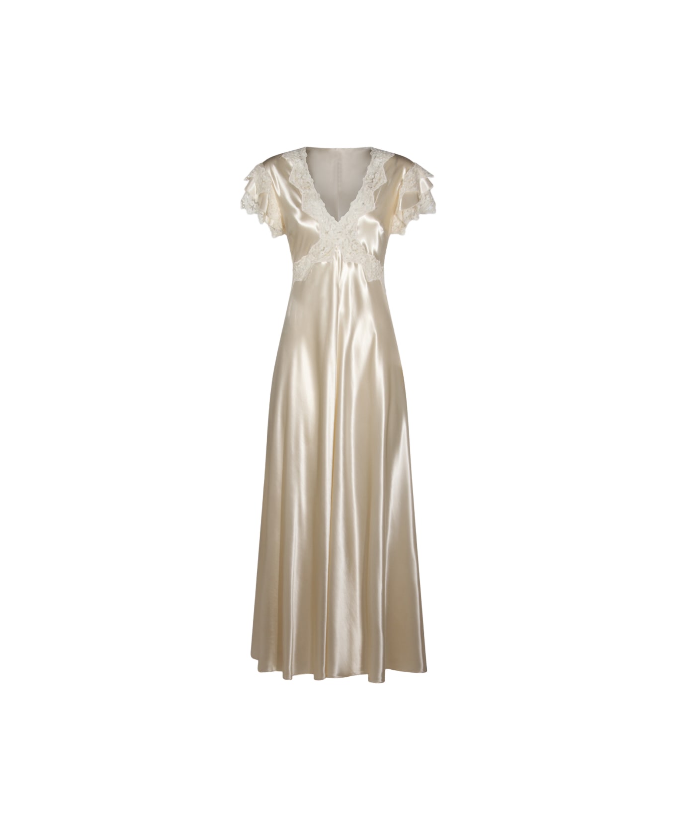 Alberta Ferretti White Dress - White