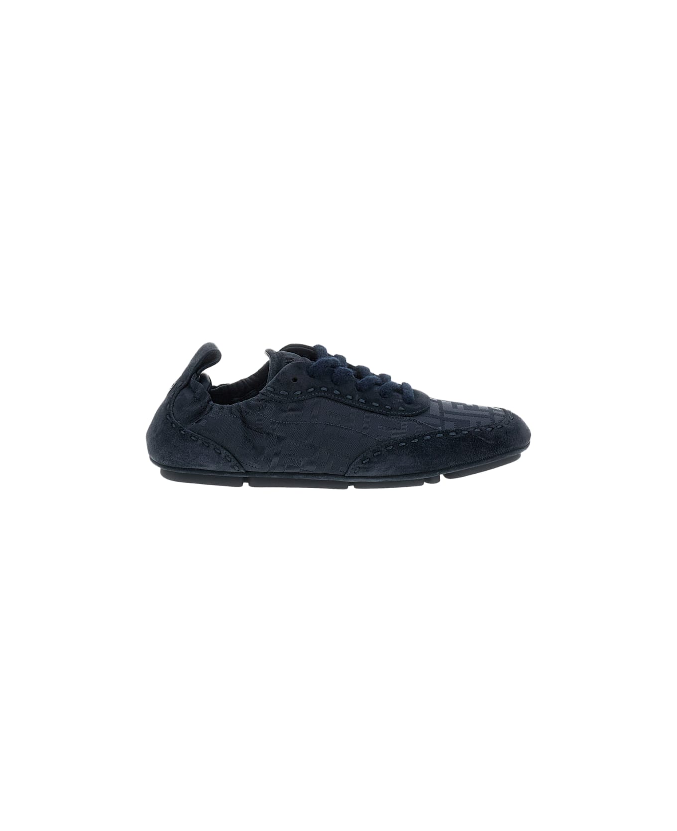Fendi Sneaker Crosta Nylon Jacq.ff - Blue