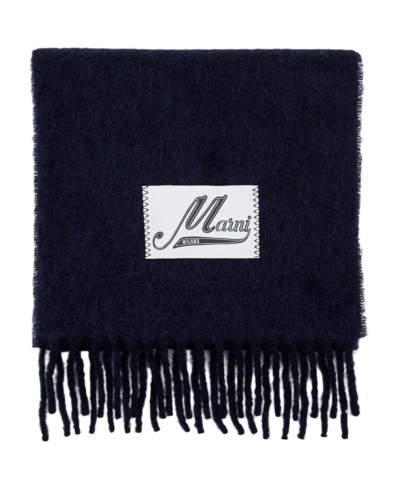 Marni Wool Scarf - Blue
