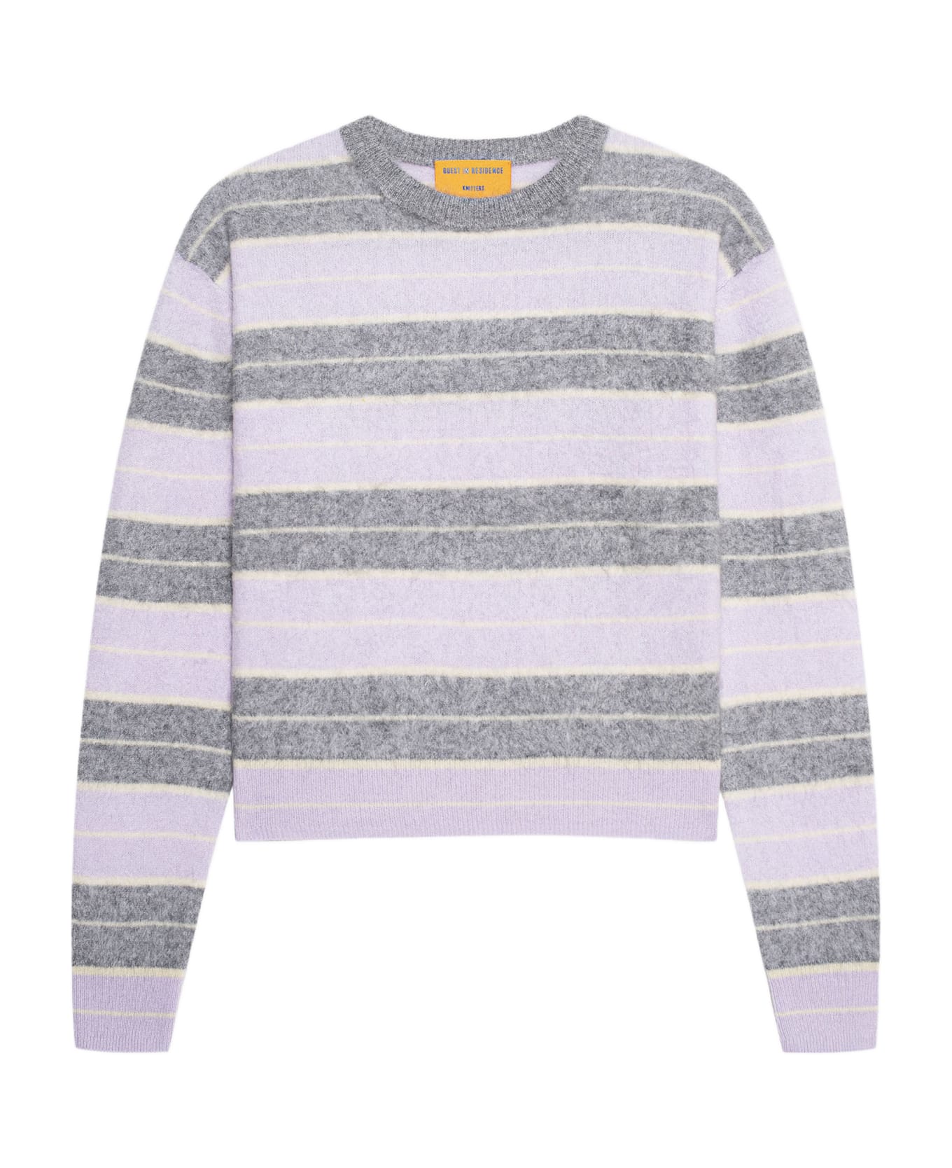 Guest in Residence Cashmere Sweater With Striped Pattern - Red